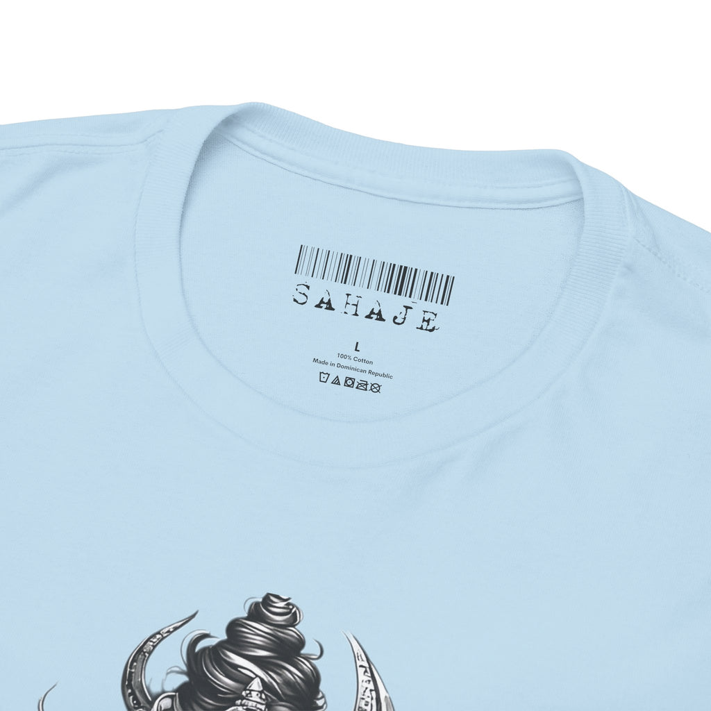 Shiva Portrait Tee — Hindu God Shiva Graphic T-Shirt