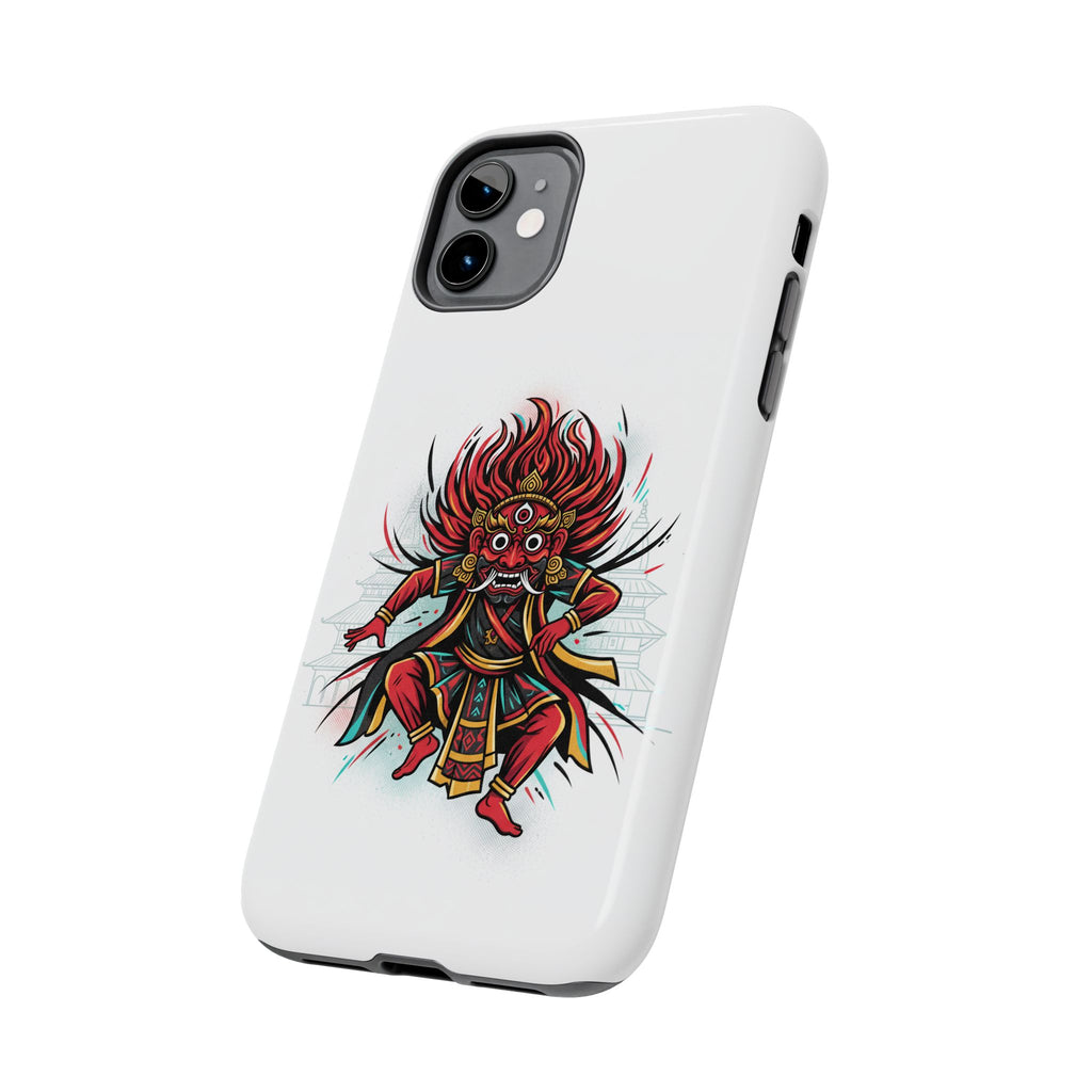 Bhairava Tough Phone Case — Bold Hindu Deity Protective Cover