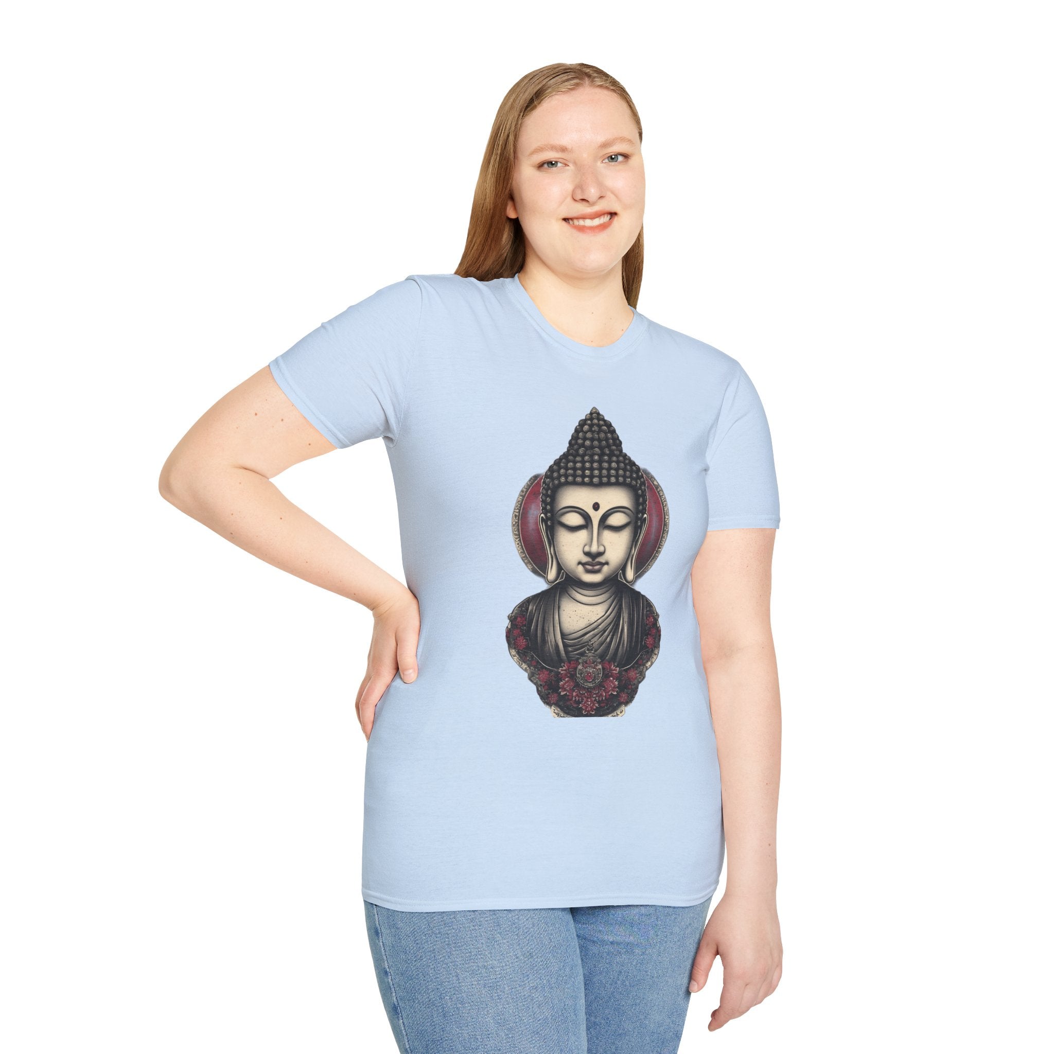 Buddha Portrait T-Shirt — Zen Meditation Graphic Tee