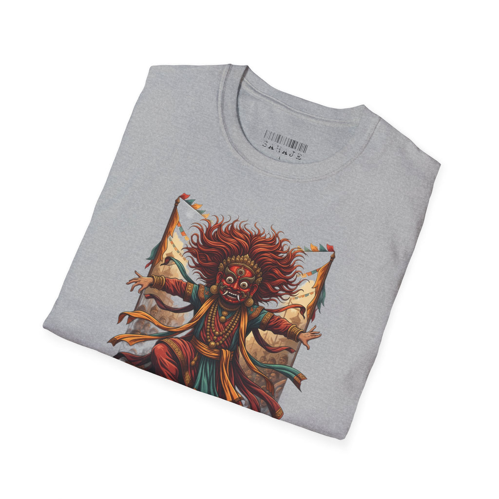Native Warrior Spirit T‑Shirt — Tribal Dance Illustration
