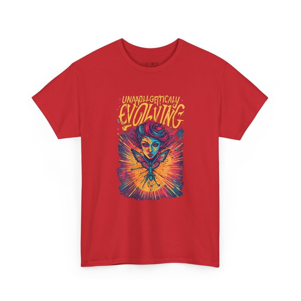 Evolving Alien Graphic Tee — "Unnaturally Evolving" Sci‑Fi Art T-Shirt