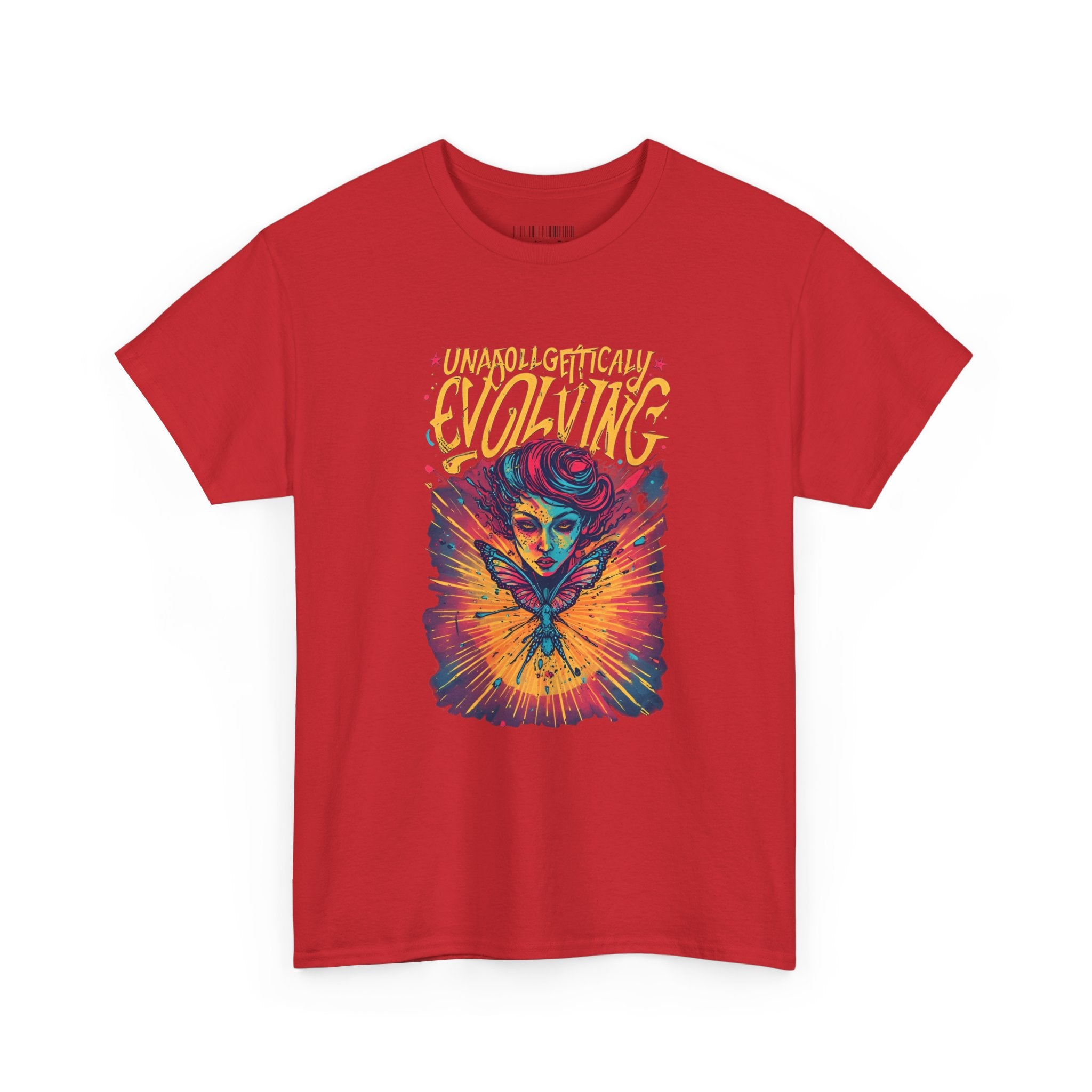 Evolving Alien Graphic Tee — "Unnaturally Evolving" Sci‑Fi Art T-Shirt