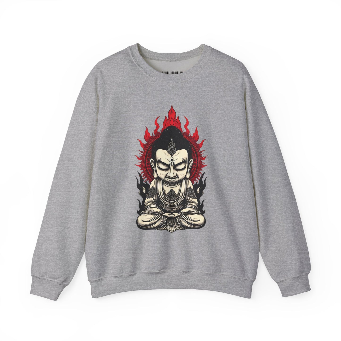 Buddha Flame Crewneck Sweatshirt