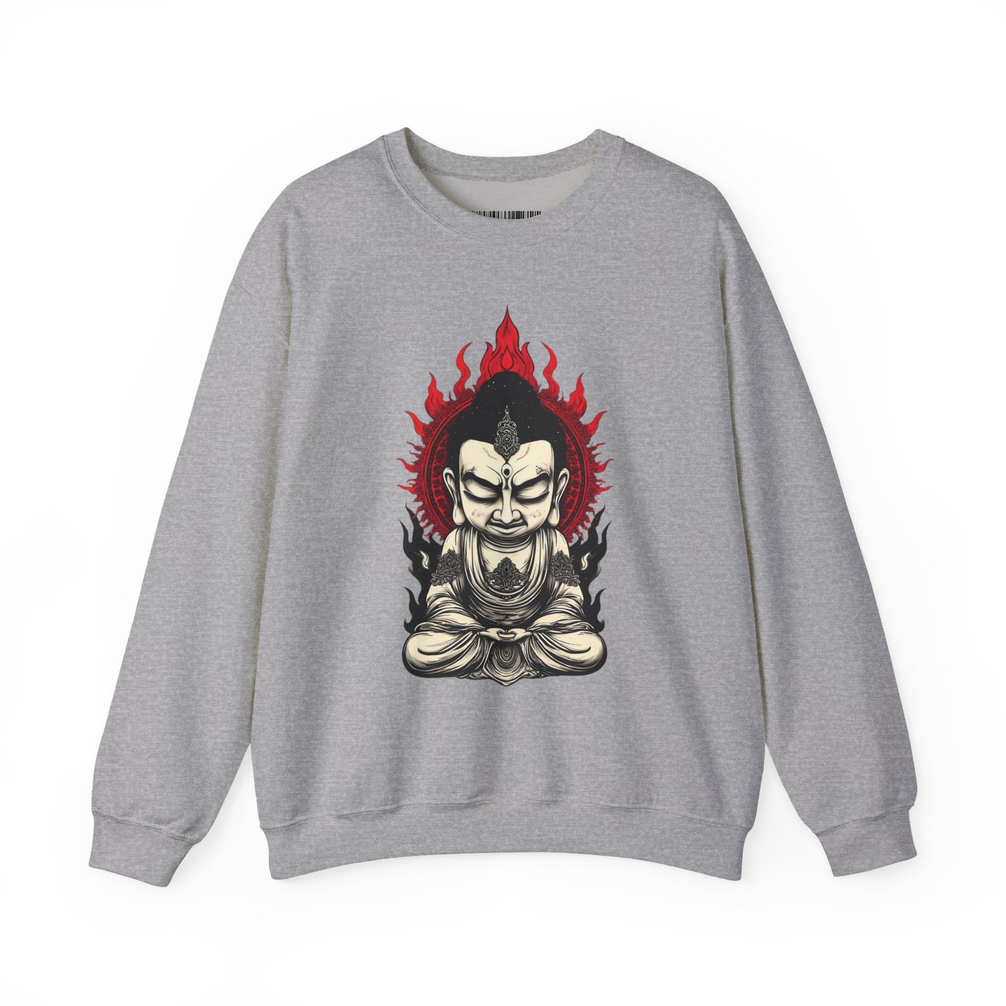 Buddha Flame Crewneck Sweatshirt