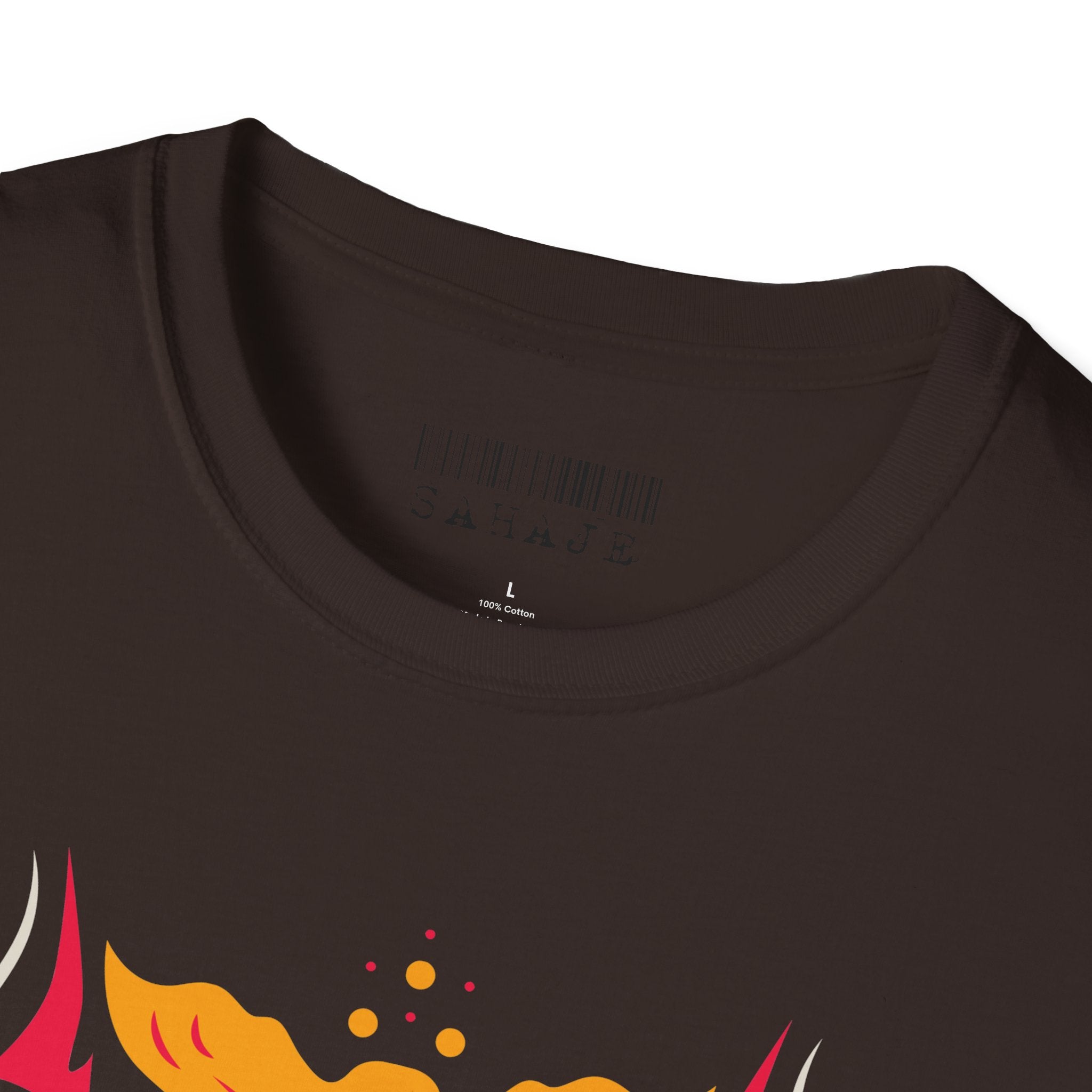 Sahaje Floral Snake Graphic T‑Shirt — Colorful Botanical Serpent Tee