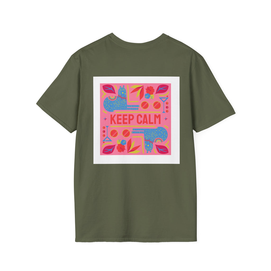 Keep Calm Floral Graphic T-Shirt