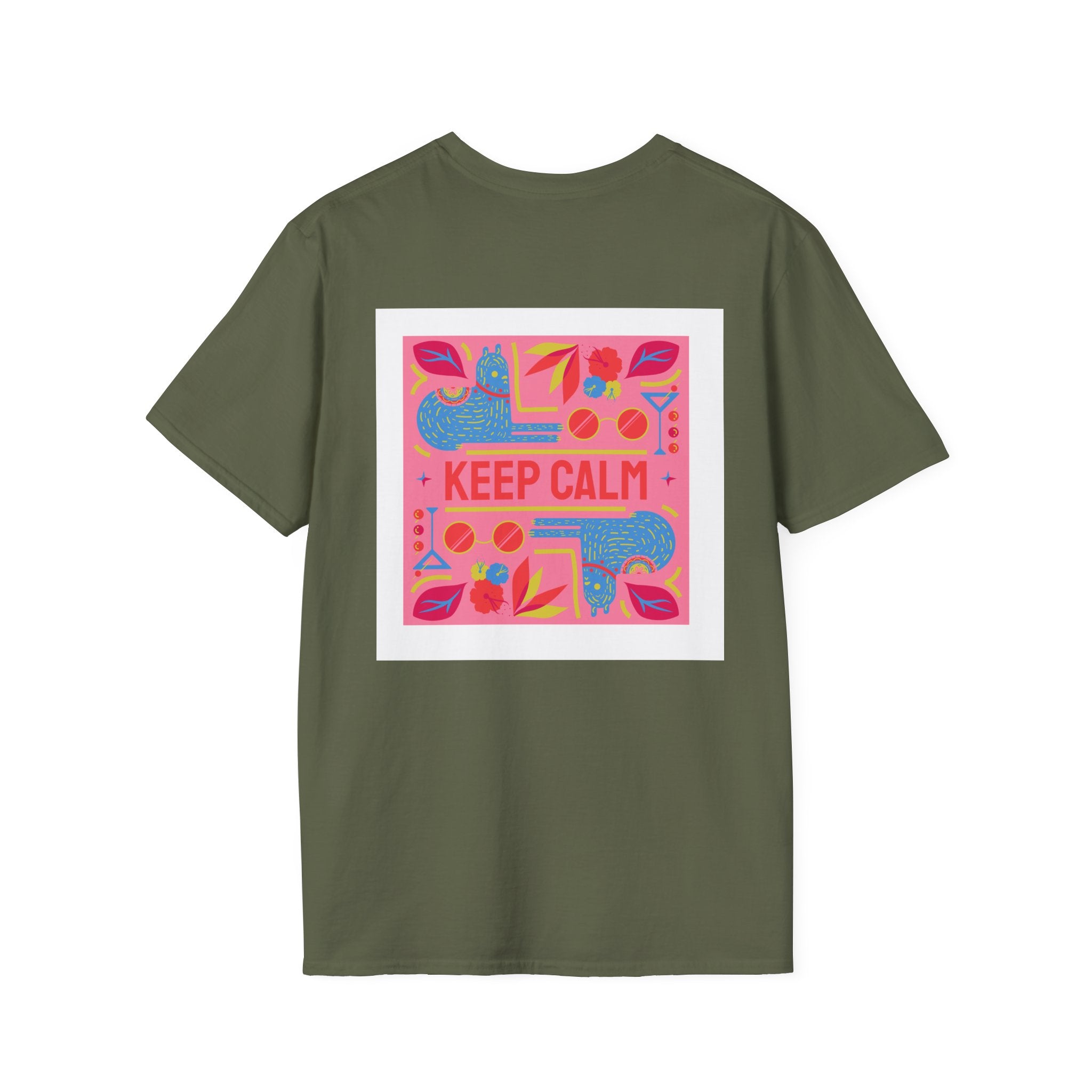 Keep Calm Floral Graphic T-Shirt