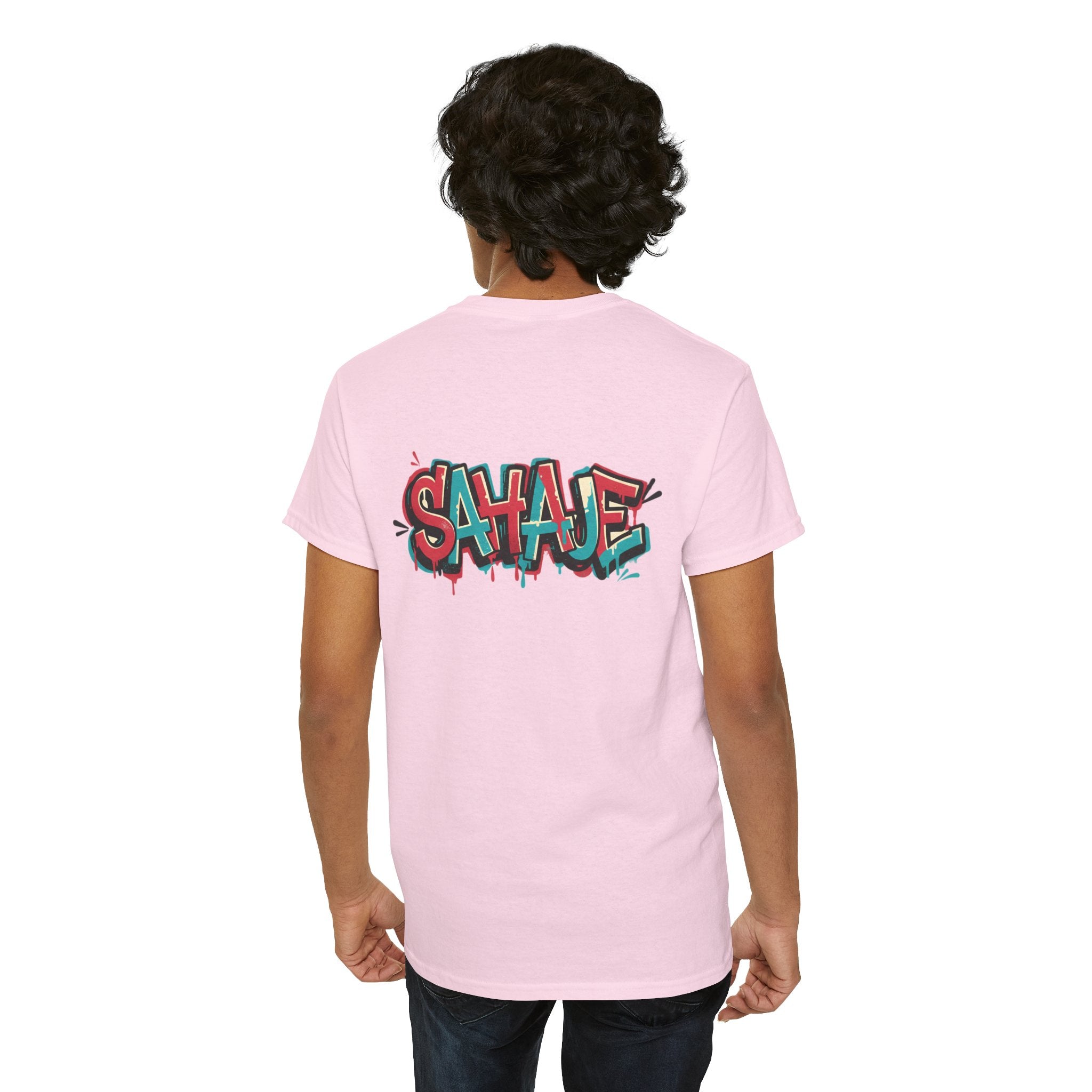 Graffiti "SAVAJE" Tee - Urban Streetwear Graphic T-Shirt