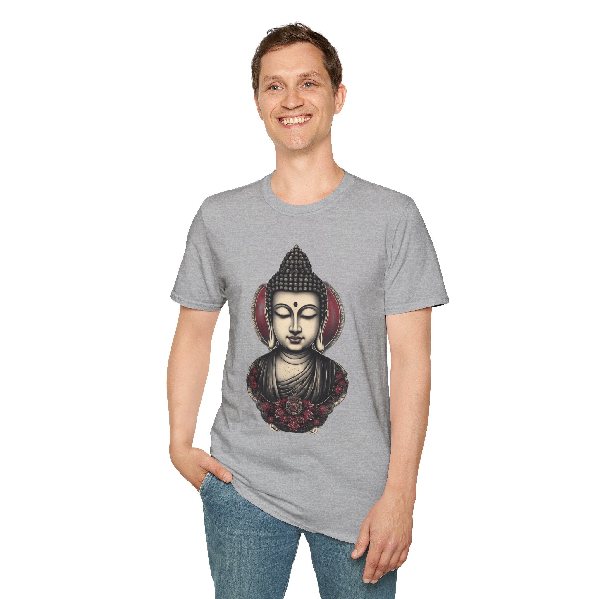Buddha Portrait T-Shirt — Zen Meditation Graphic Tee