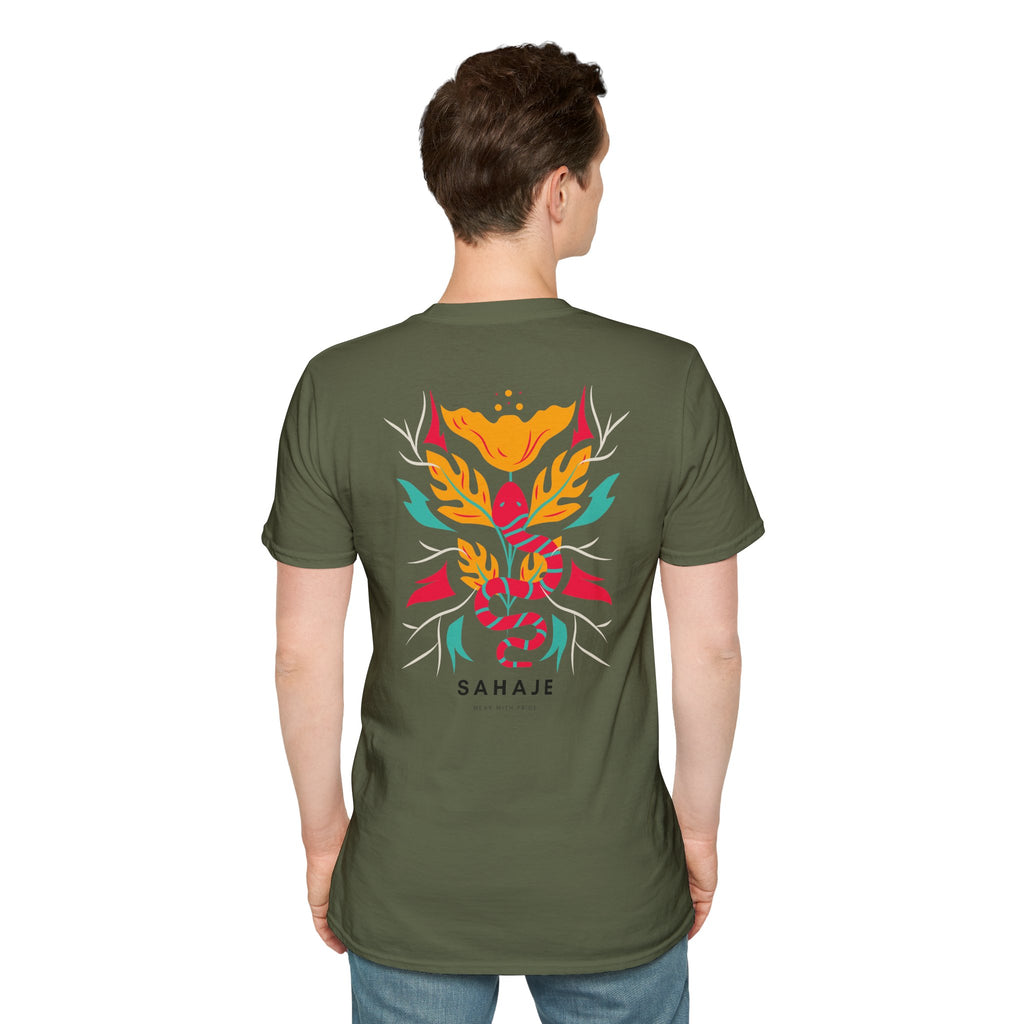 Sahaje Floral Serpent T-Shirt