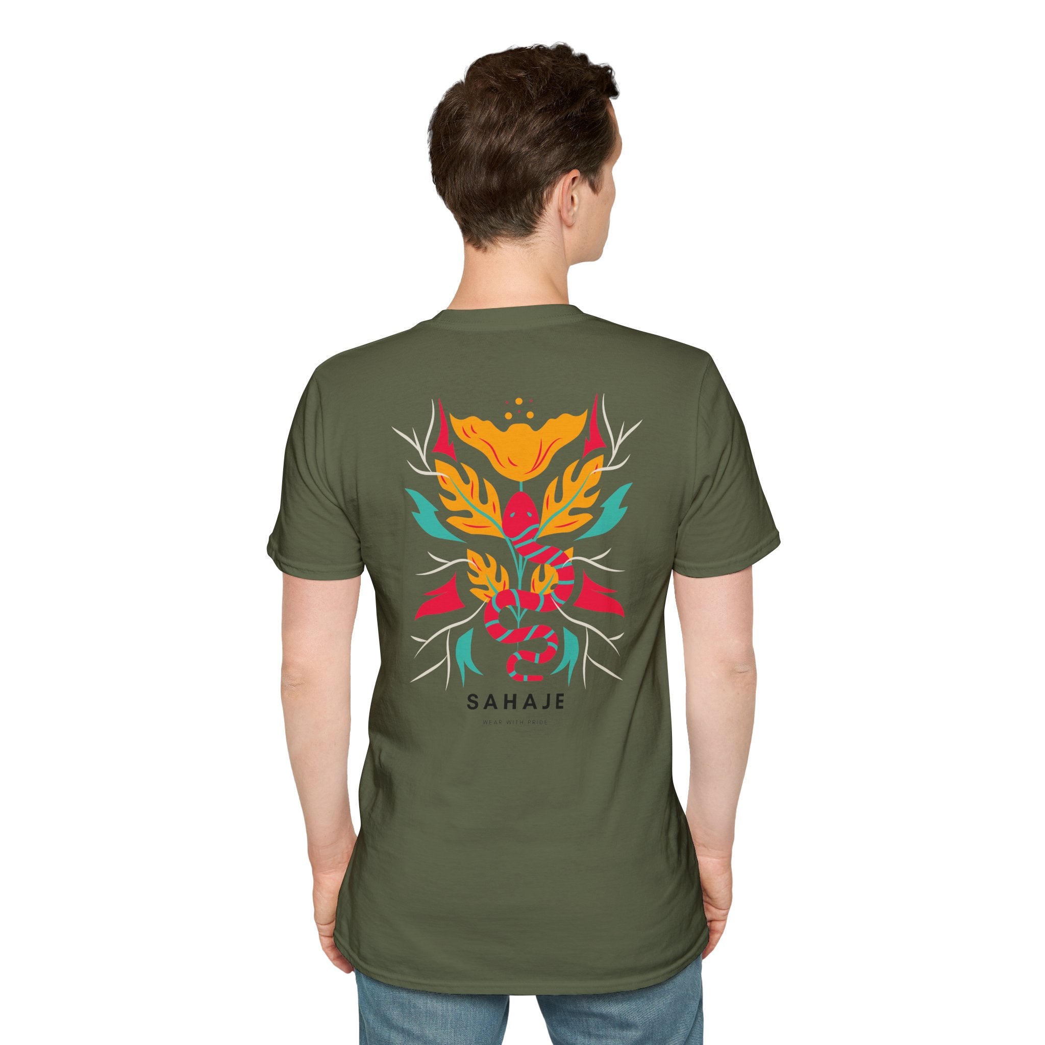 Sahaje Floral Serpent T-Shirt