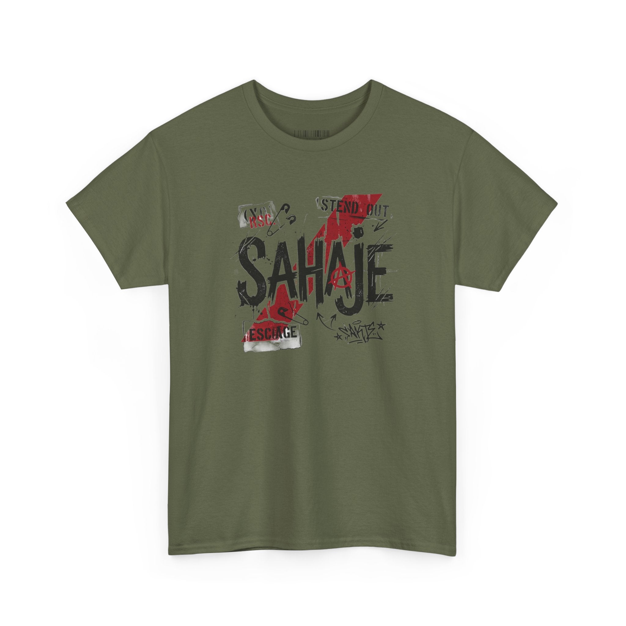 Sahaje Graphic Tee — Street Art Urban Casual T-Shirt