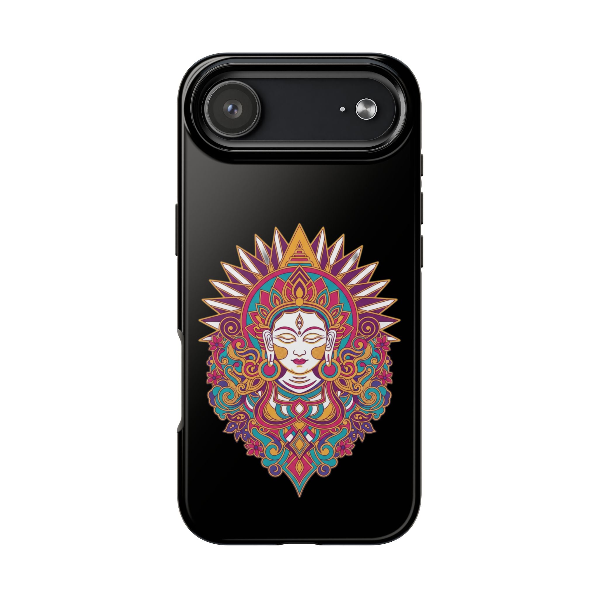 Buddha Mandala Tough Phone Case — Protective Spiritual iPhone Cover