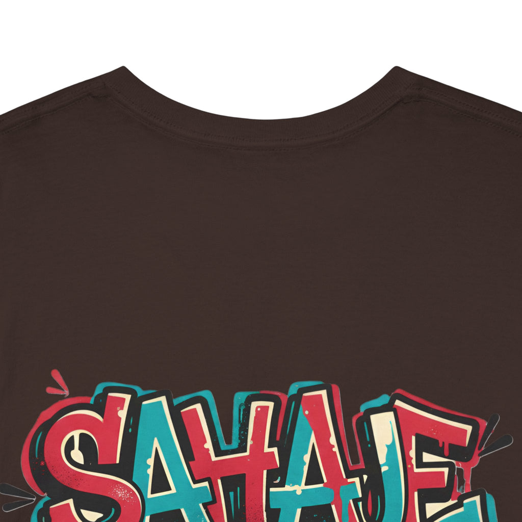 Graffiti "SAVAJE" Tee - Urban Streetwear Graphic T-Shirt