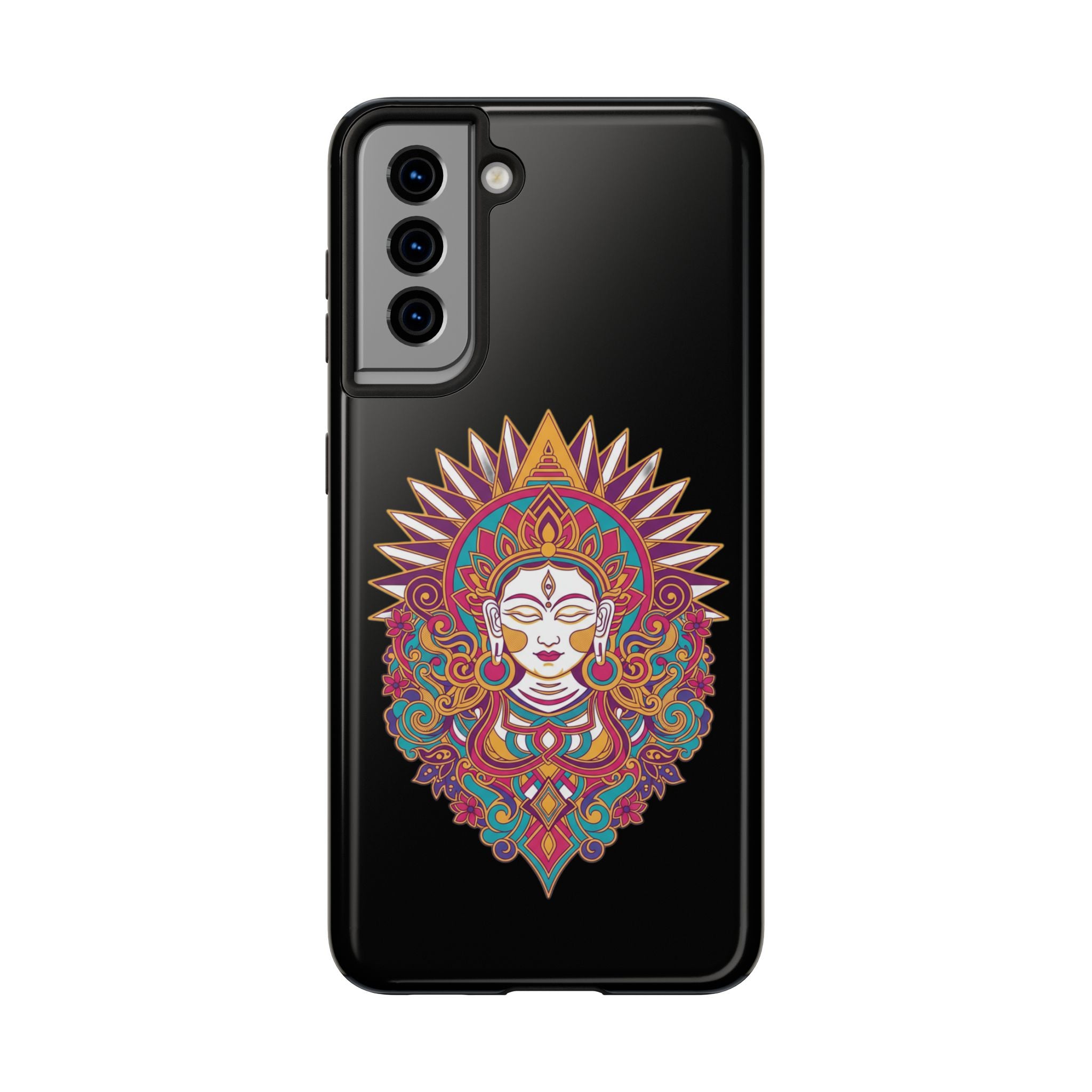 Buddha Mandala Tough Phone Case — Protective Spiritual iPhone Cover