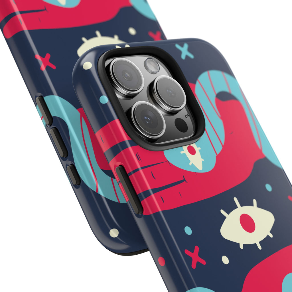 Vibrant Tough Phone Cases with Unique Eye Design, Durable Phone Cover, Trendy Accessories, Gift for Art Lovers, Unique Phone Protector