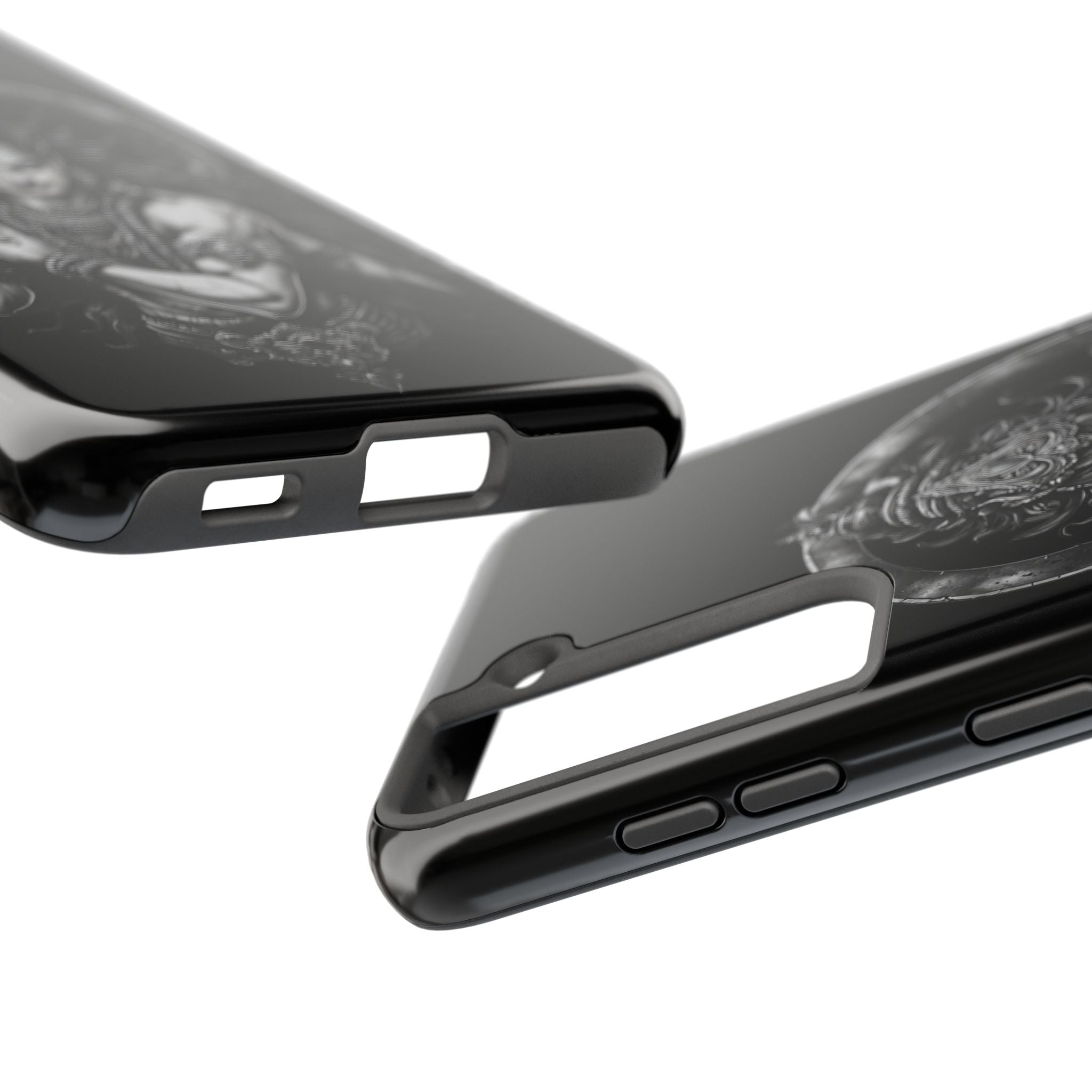 Shiva Tough Phone Case — Black Protective Hindu Deity Design