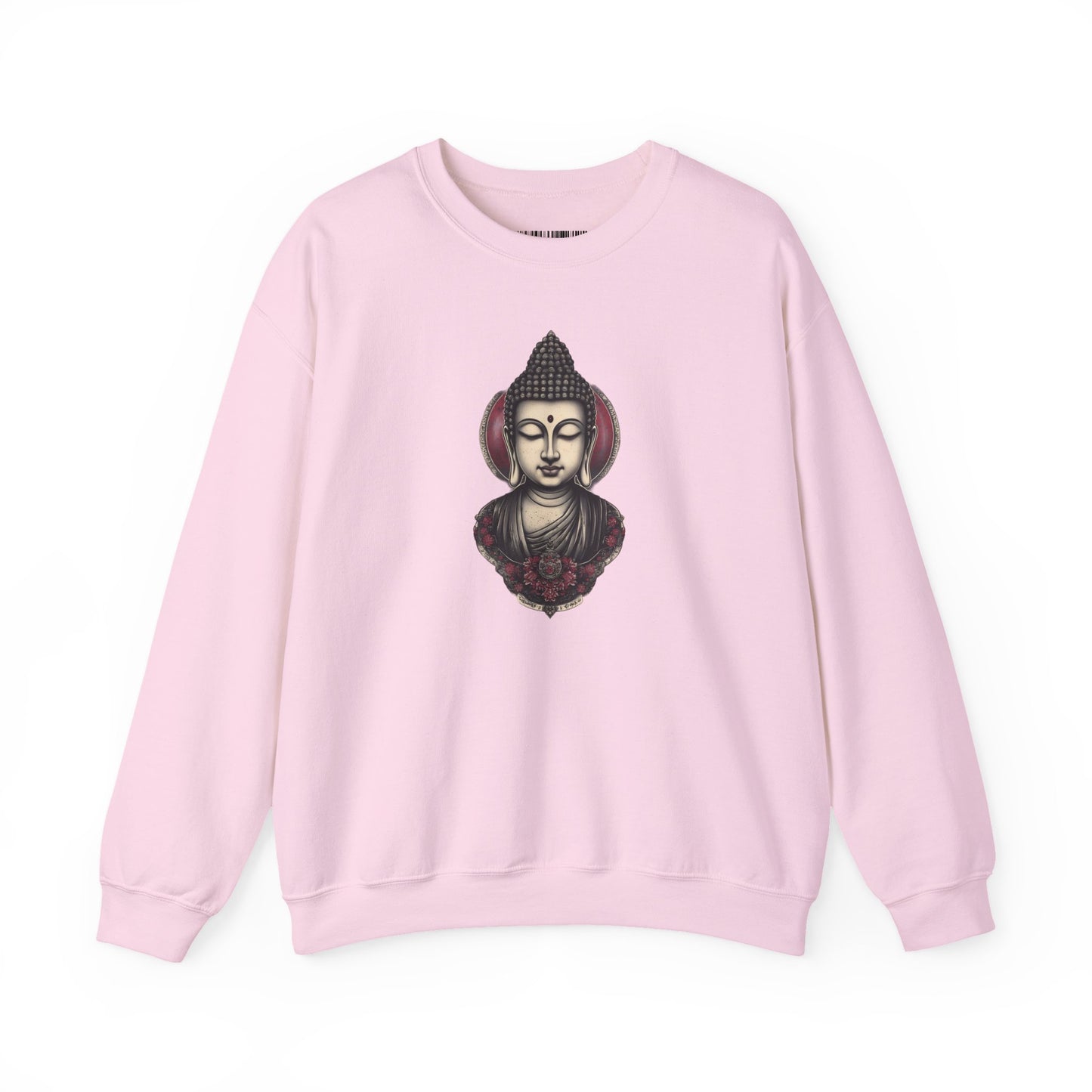 Buddha Lotus Crewneck Sweatshirt — Tranquil Meditation Graphic