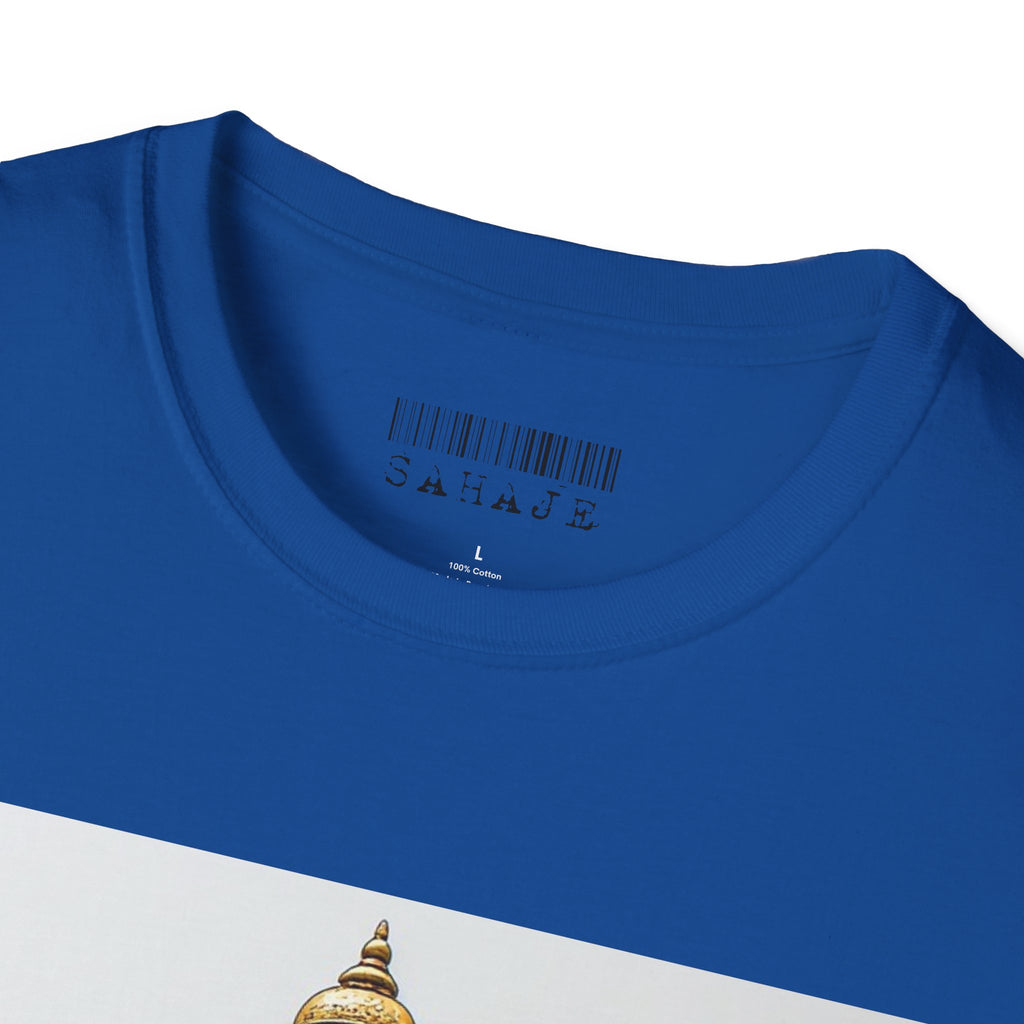 Nepal Temple Graphic T-Shirt — Boudhanath Stupa Prayer Flags Travel Tee