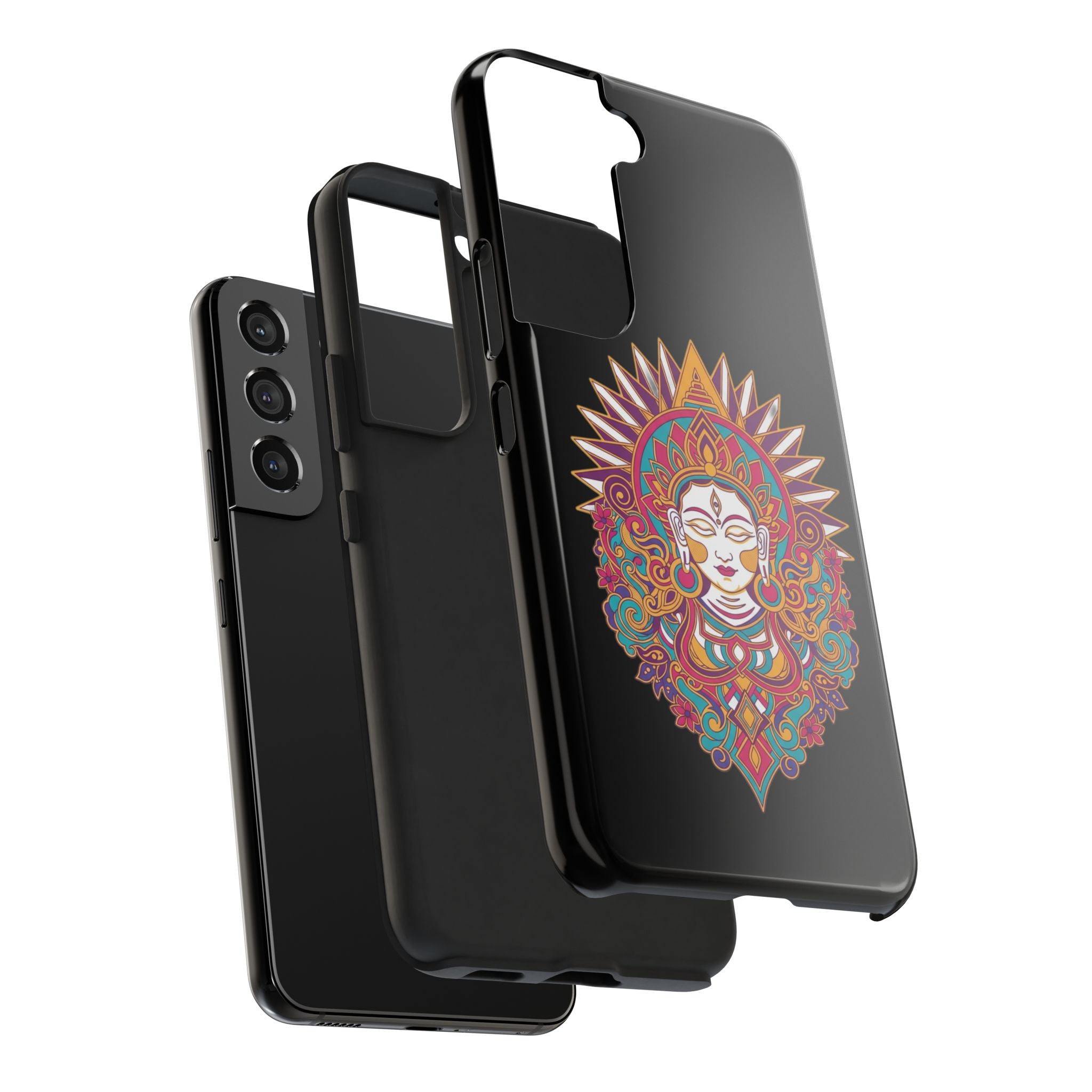 Buddha Mandala Tough Phone Case — Protective Spiritual iPhone Cover