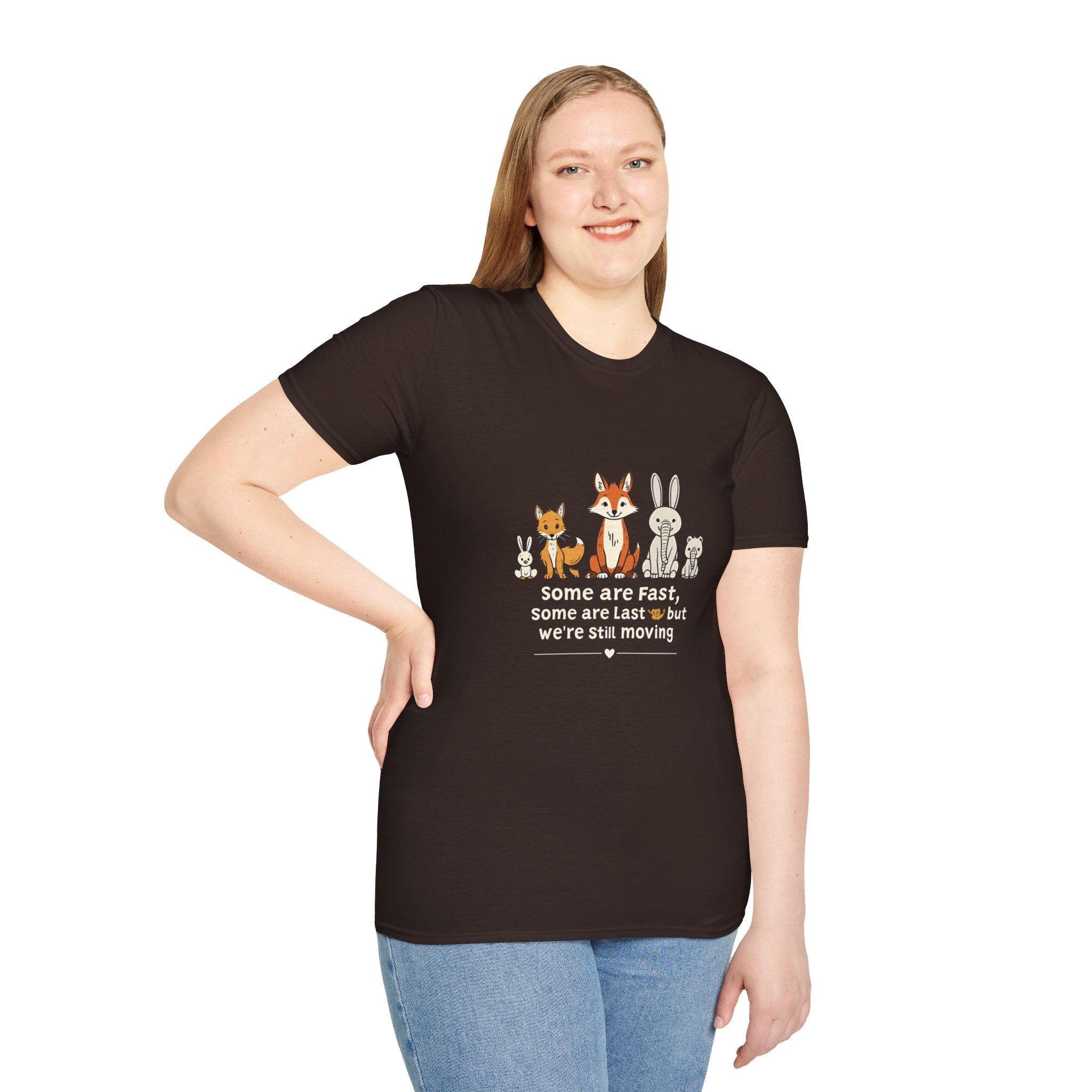 Woodland Friends T-Shirt — Cute Fox, Bunny & Squirrel Graphic