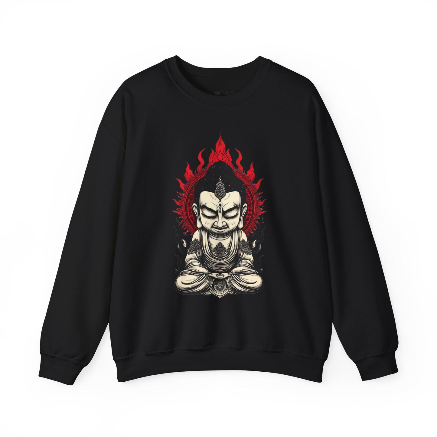 Buddha Flame Crewneck Sweatshirt