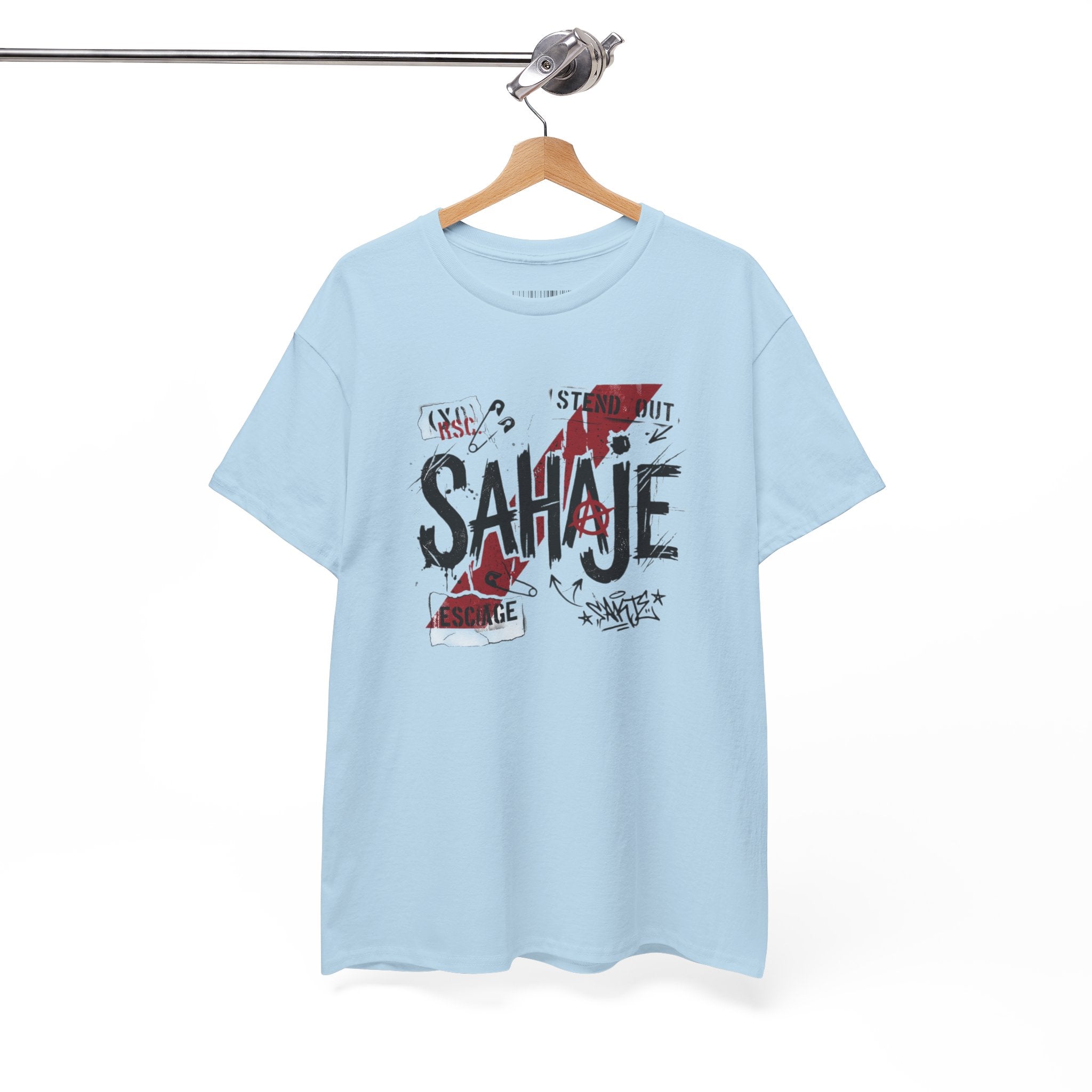 Sahaje Graphic Tee — Street Art Urban Casual T-Shirt