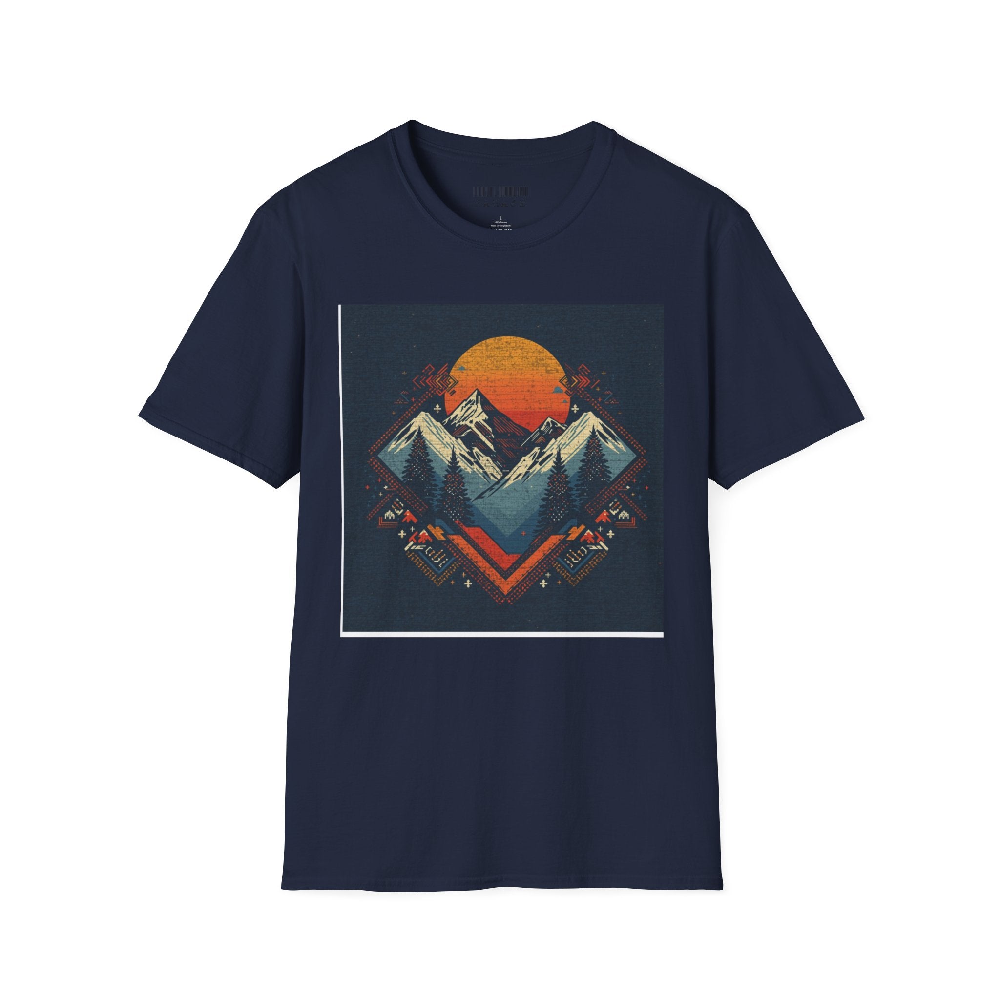 Retro Mountain Sunset T-Shirt