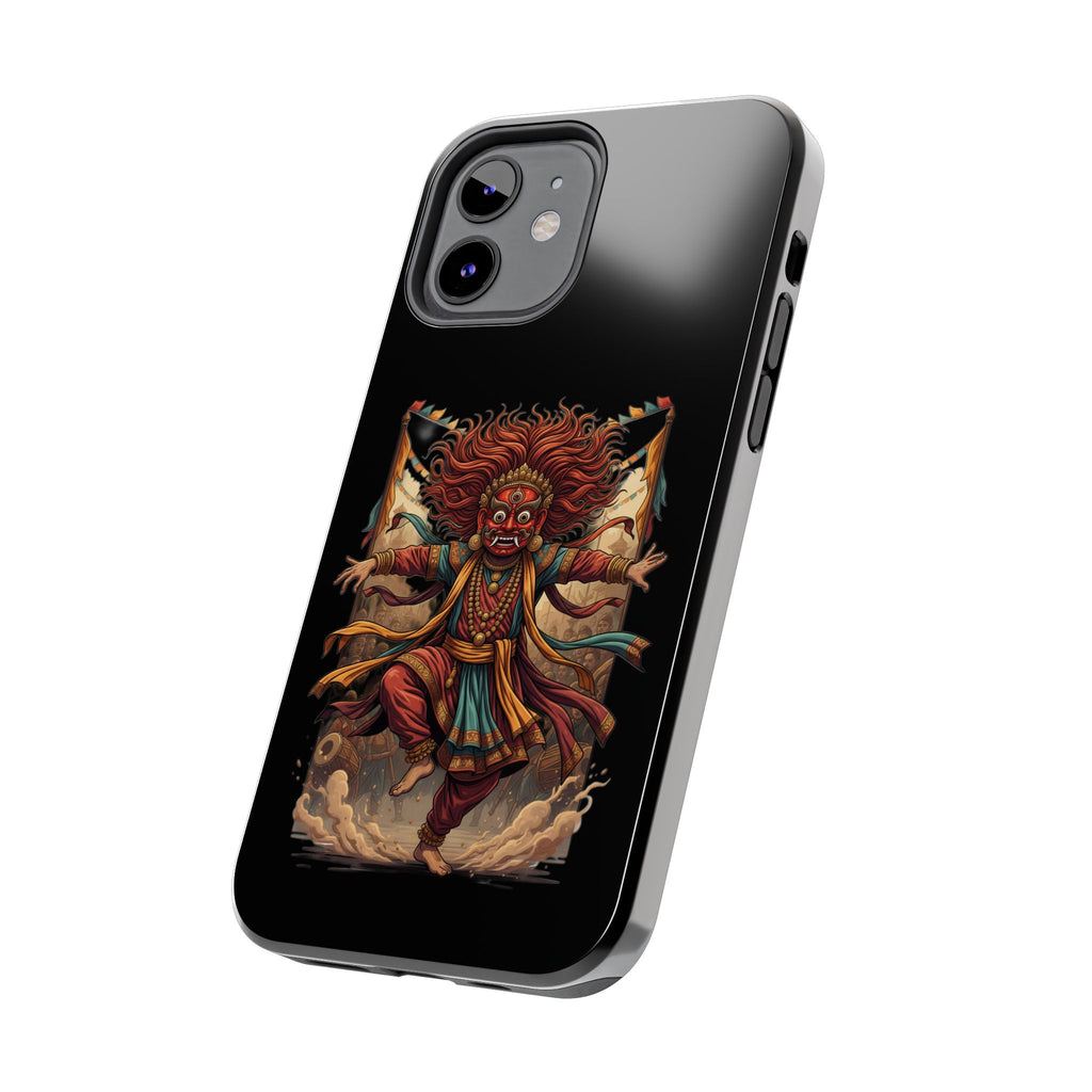 Tibetan Demon Dance Tough Phone Case — Bold Mythic Protective Cover