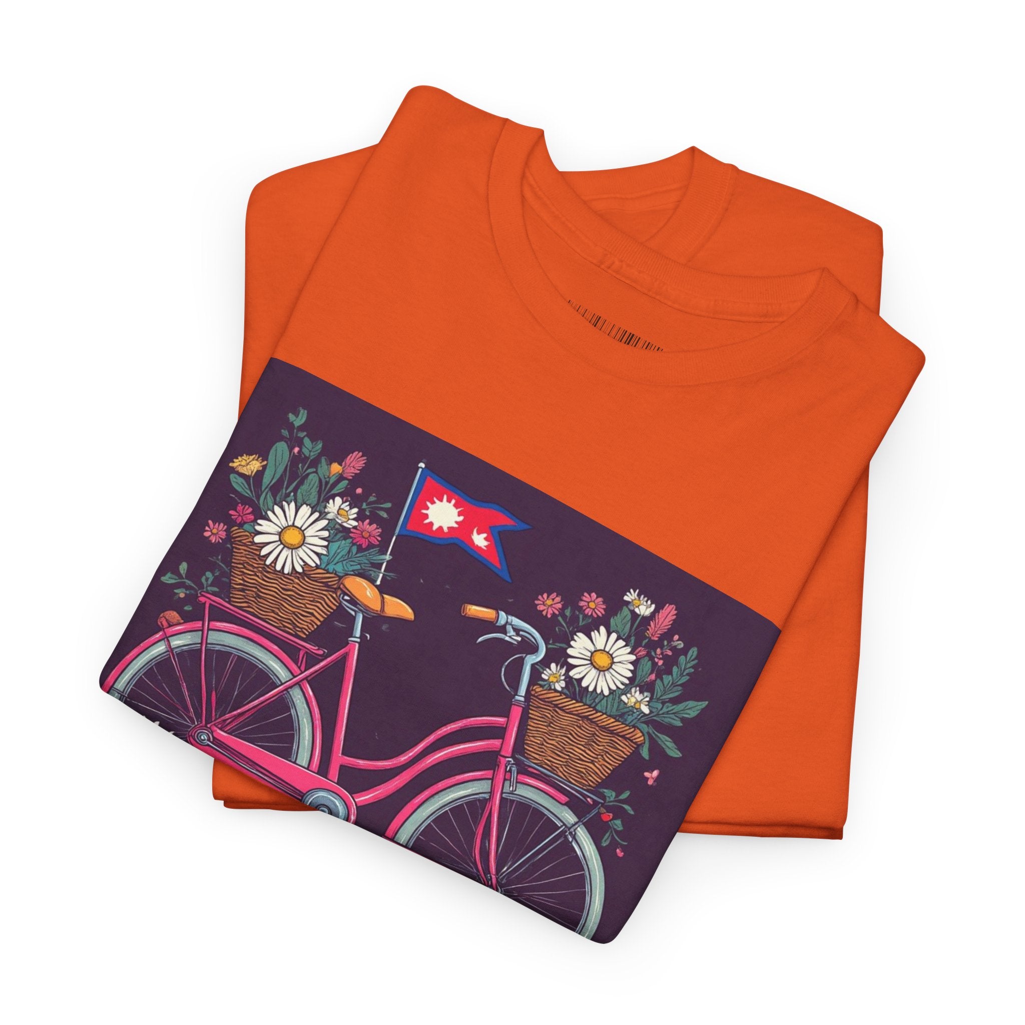 Sahaje Floral Bicycle T‑Shirt