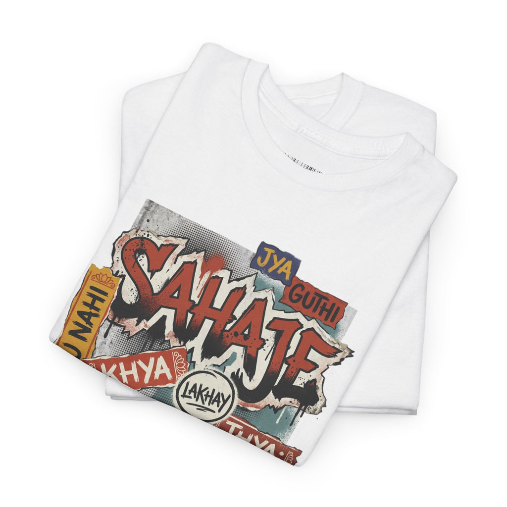 Shahje Graffiti Logo Tee - Urban Retro Streetwear T-Shirt