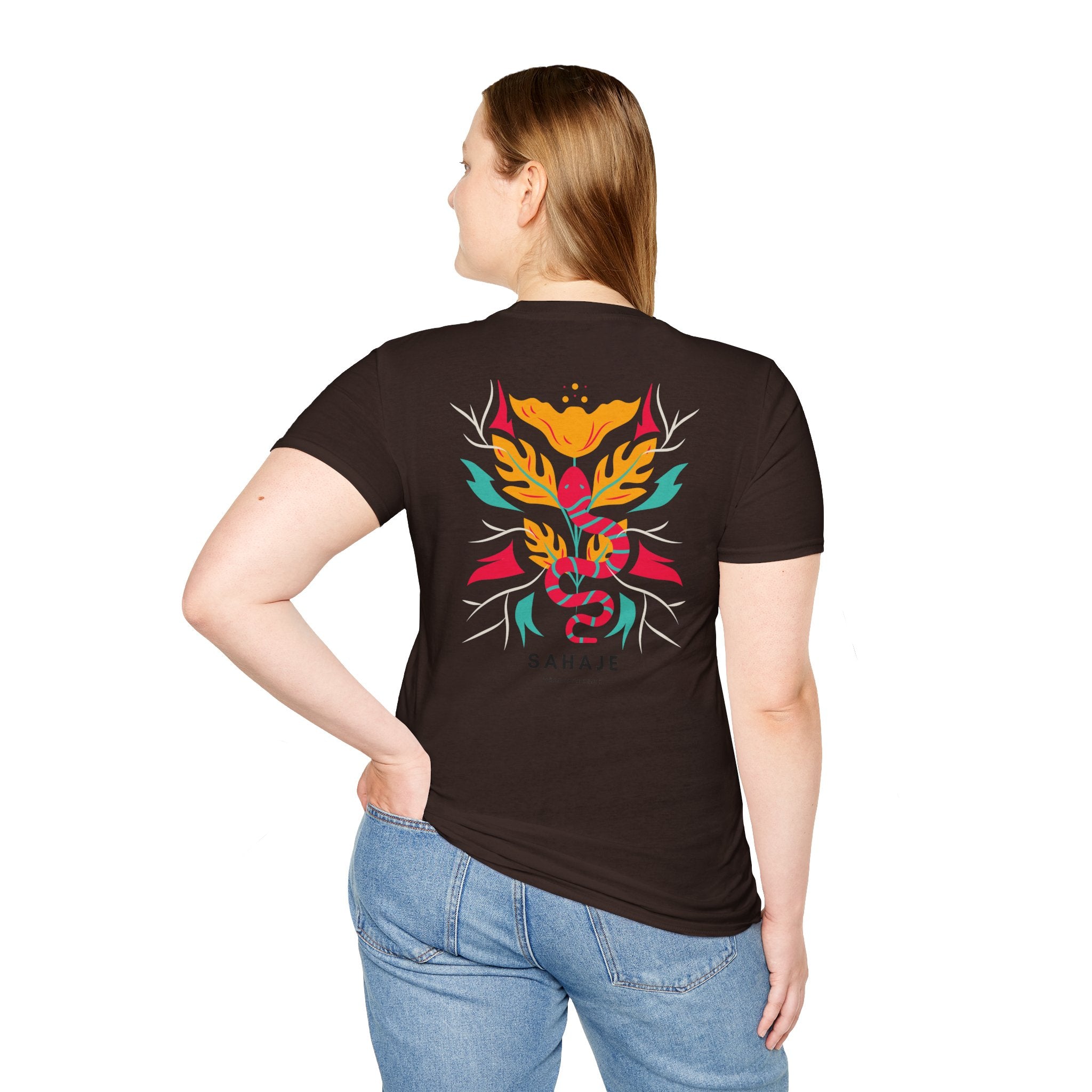 Sahaje Floral Serpent T-Shirt