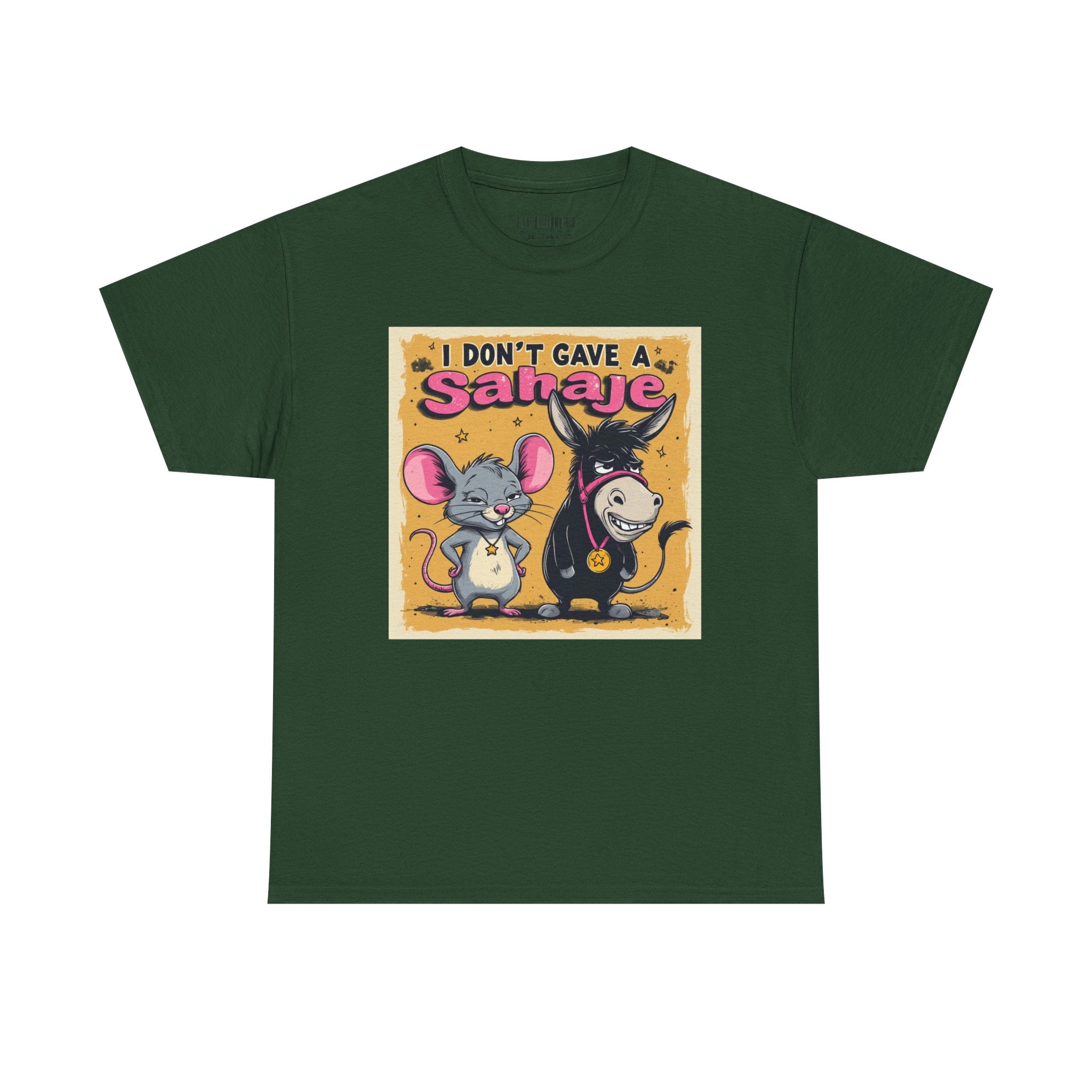 I Don't Give A Snair! Tee — Funny Mouse & Cat Graphic T-Shirt