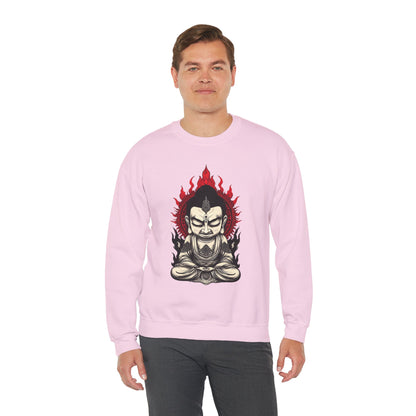 Buddha Flame Crewneck Sweatshirt