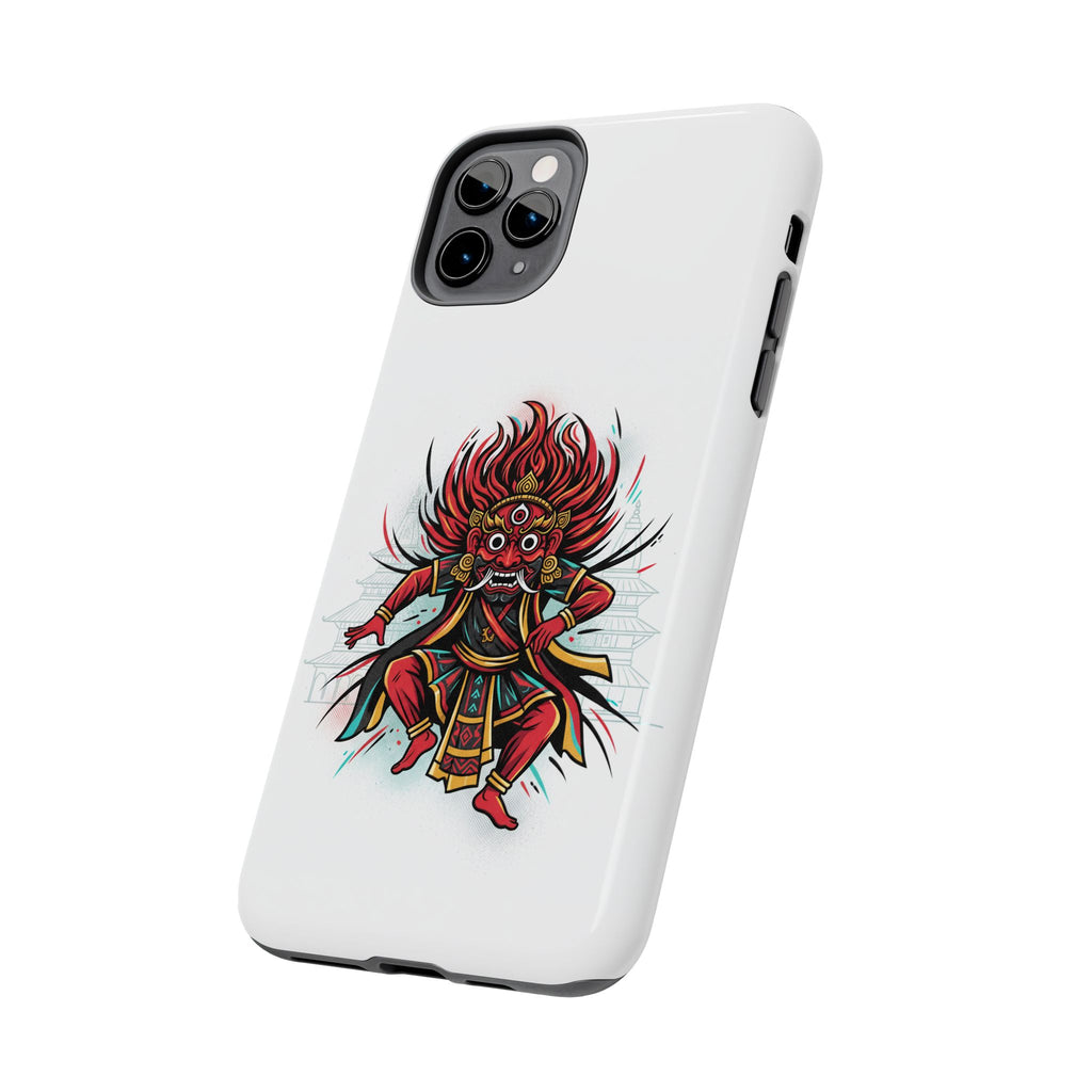 Bhairava Tough Phone Case — Bold Hindu Deity Protective Cover