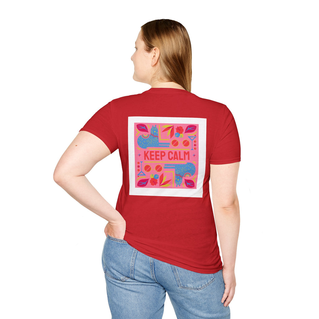 Keep Calm Floral Graphic T-Shirt