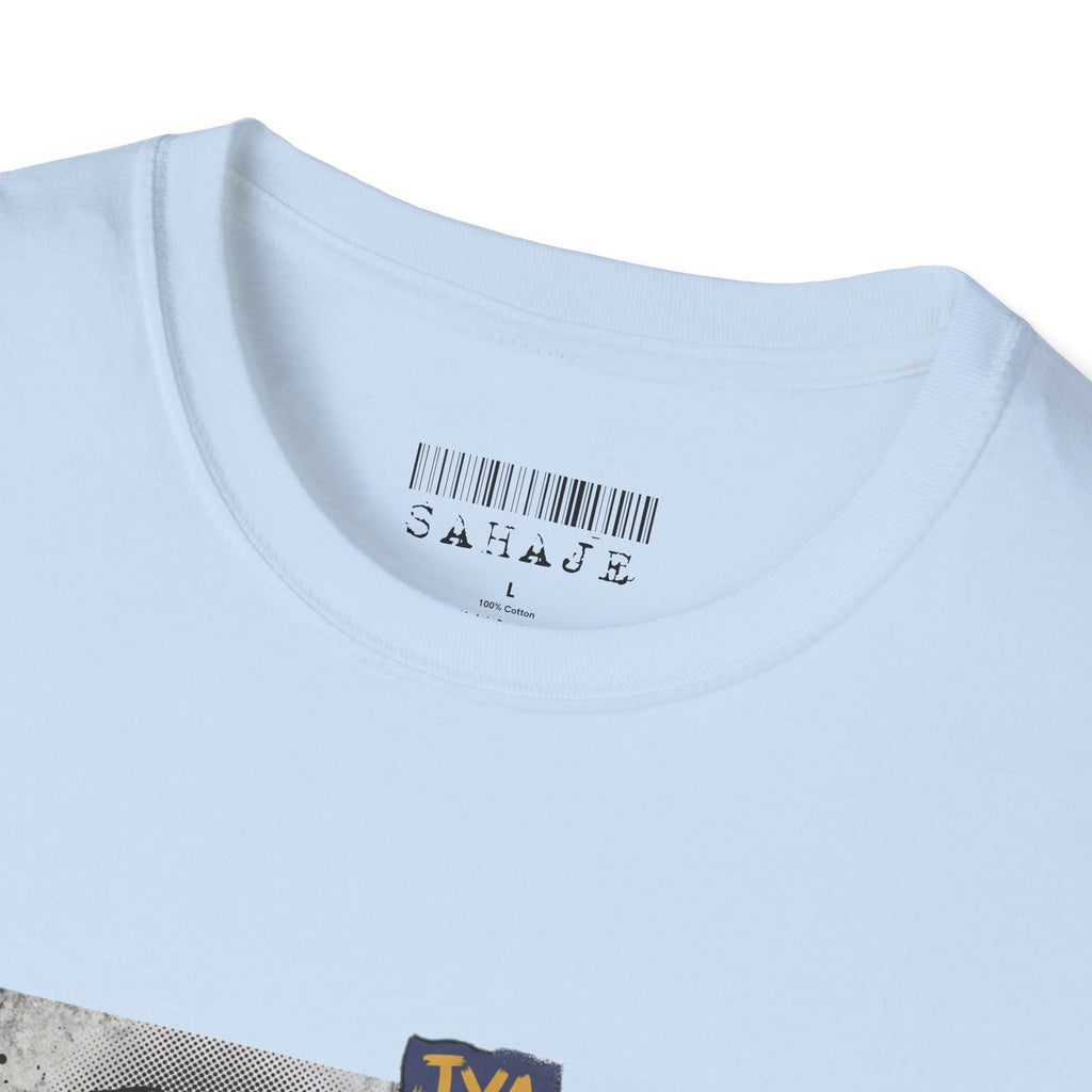 Sahaje Graffiti T-Shirt — Urban Hindi Street Art Tee