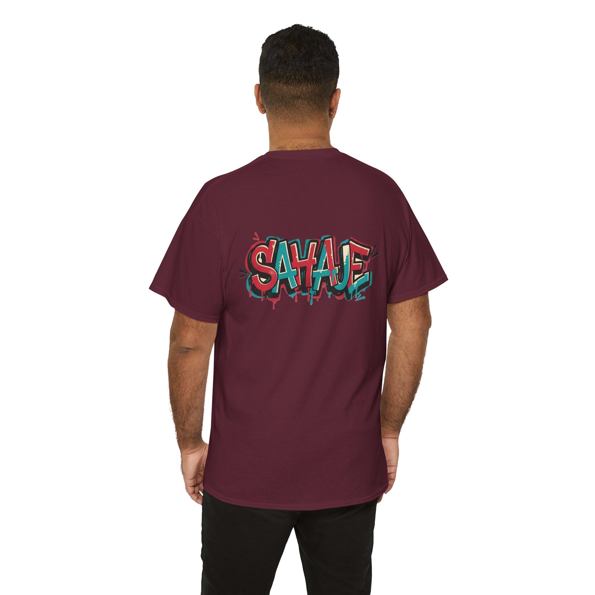 Graffiti "SAVAJE" Tee - Urban Streetwear Graphic T-Shirt