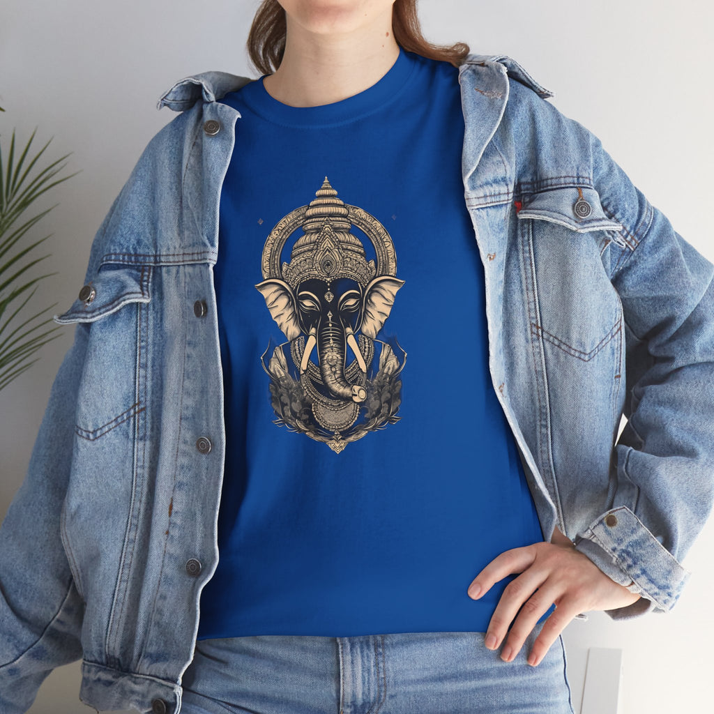 Elephant Mandala T‑Shirt — Spiritual Ganesha-Inspired Graphic Tee