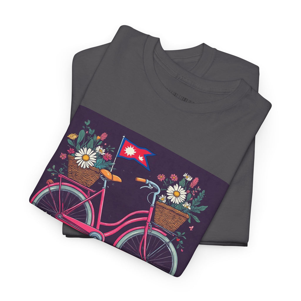 Sahaje Floral Bicycle T‑Shirt