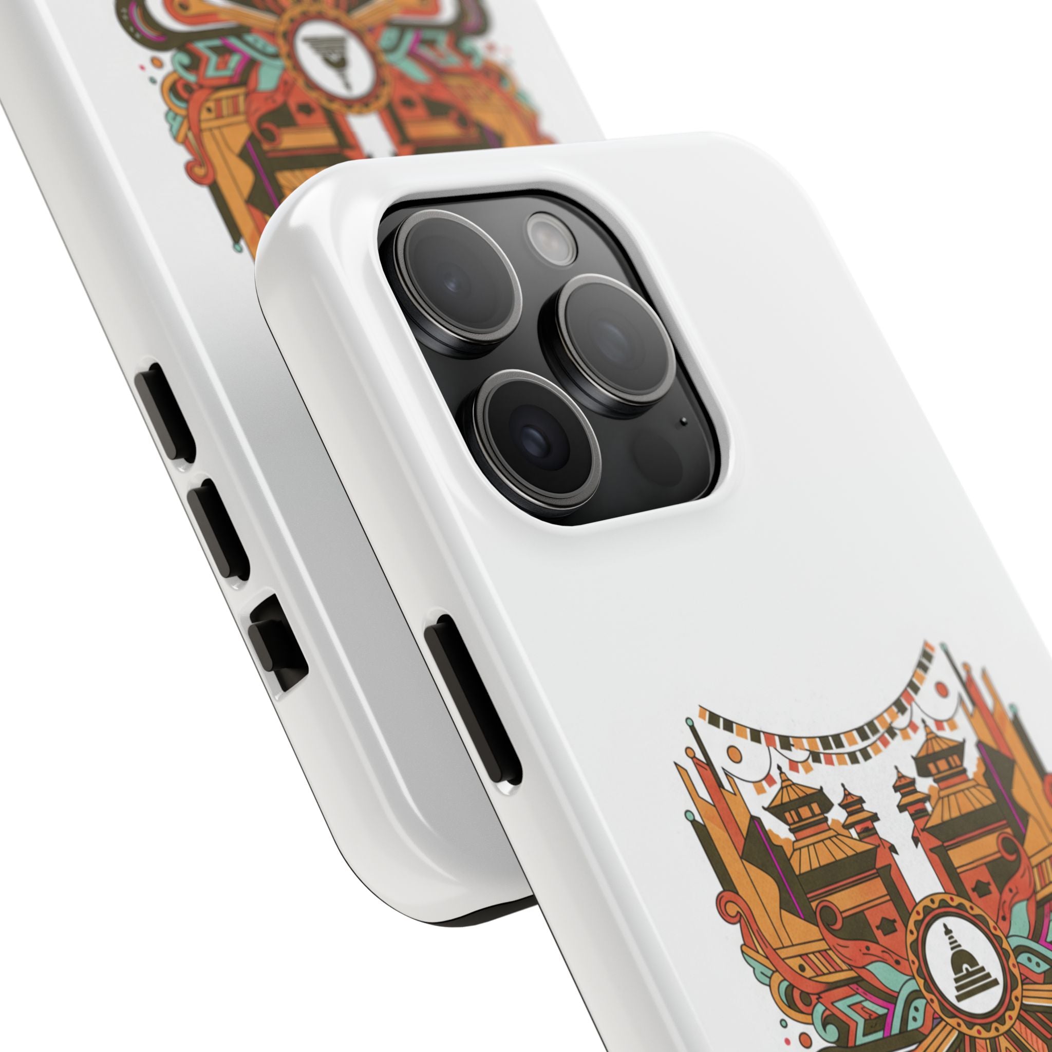 Tough Phone Case — Vintage Temple Mandala Design