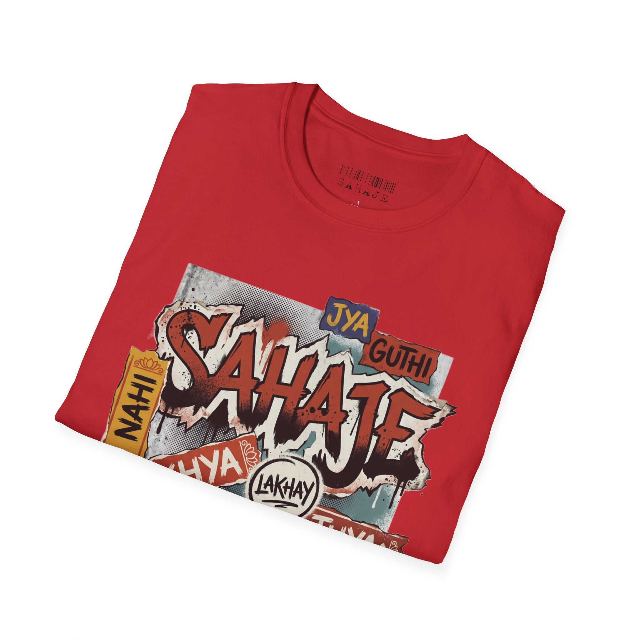 T-Shirt , Sahaje brand's Streetwear , local craftmanship - Perfect gift for Men and Women