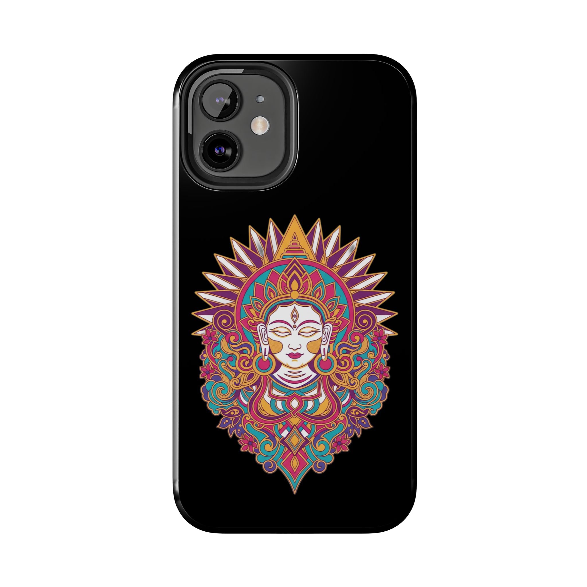 Buddha Mandala Tough Phone Case — Protective Spiritual iPhone Cover