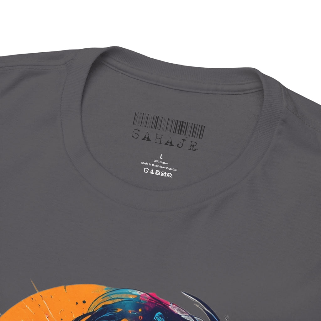 Butterfly Silhouette Graphic Tee — Colorful Maternity Profile Design