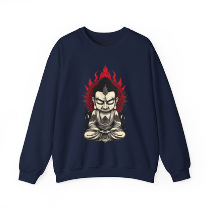 Buddha Flame Crewneck Sweatshirt
