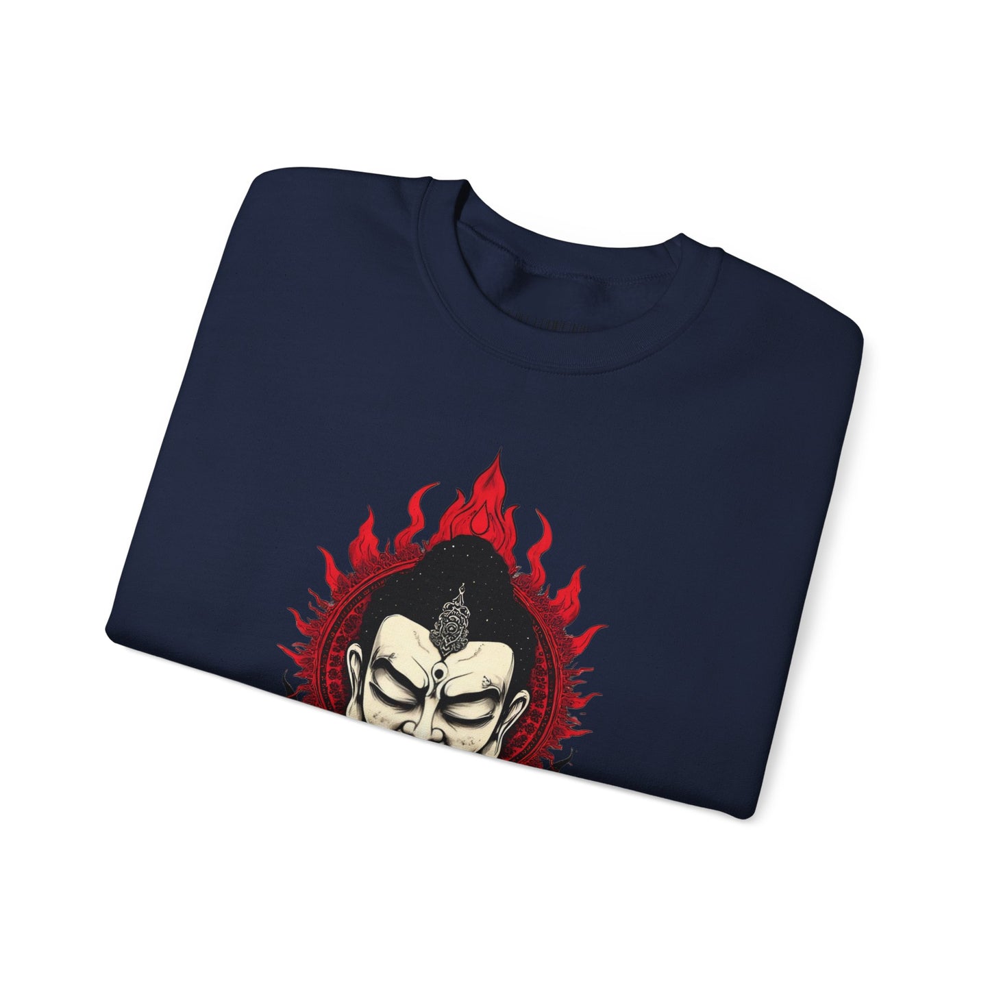 Buddha Flame Crewneck Sweatshirt
