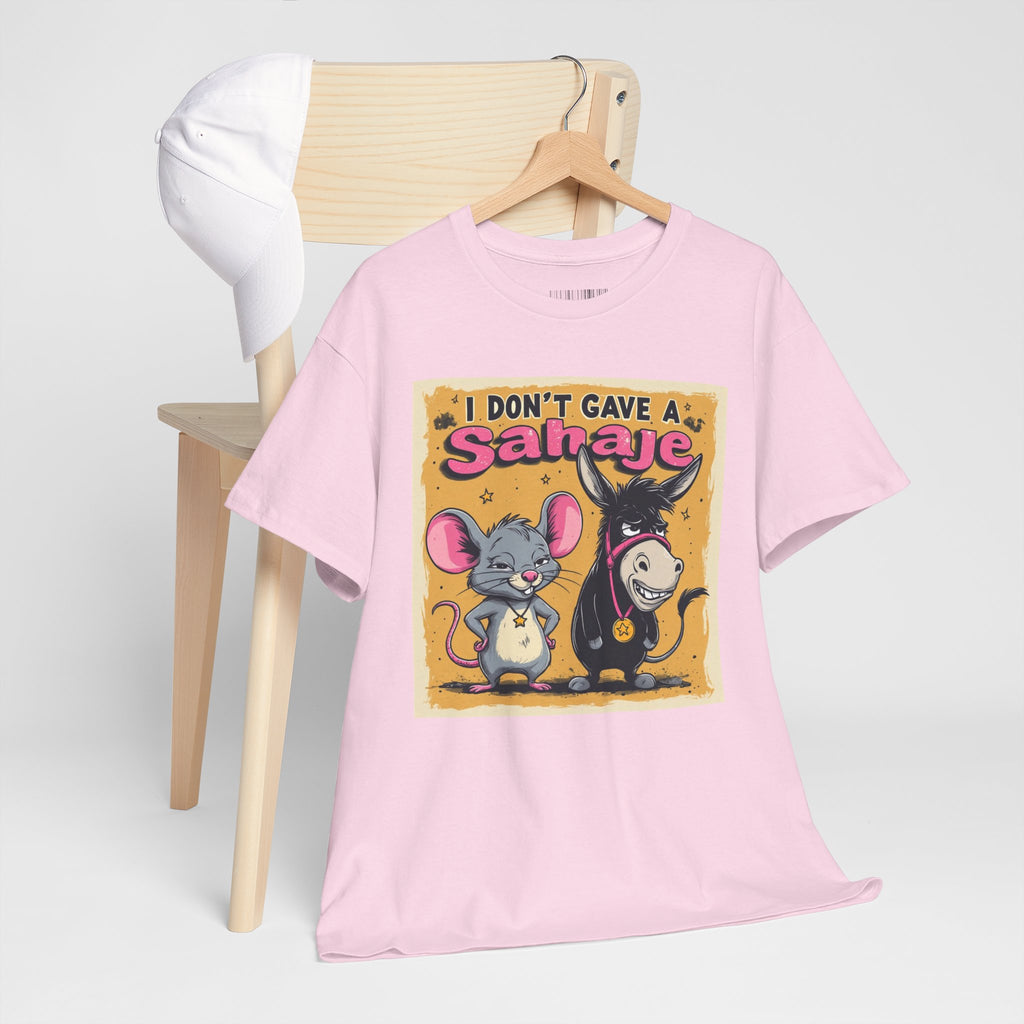I Don't Give A Snair! Tee — Funny Mouse & Cat Graphic T-Shirt
