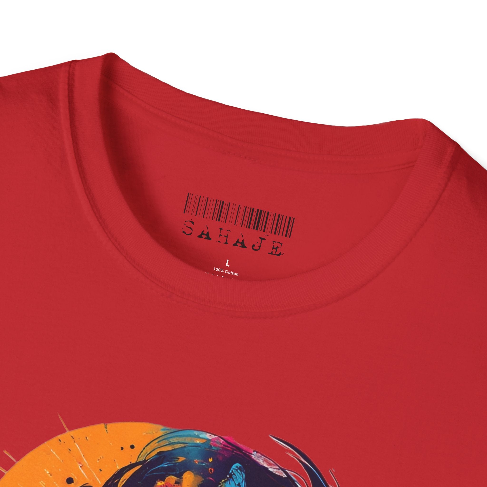 Butterfly Silhouette T-Shirt — Colorful Psychedelic Profile Tee