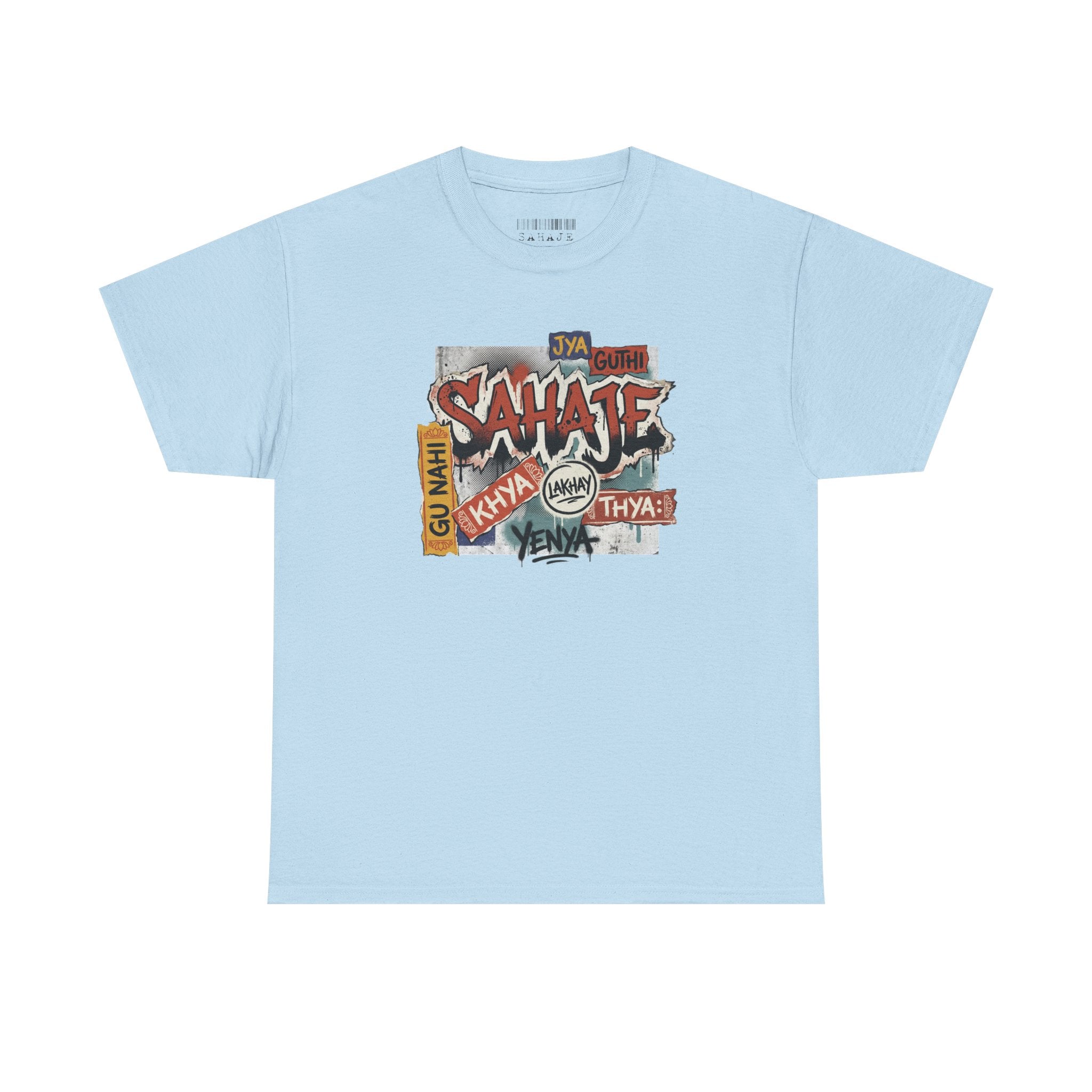 Shahje Graffiti Logo Tee - Urban Retro Streetwear T-Shirt