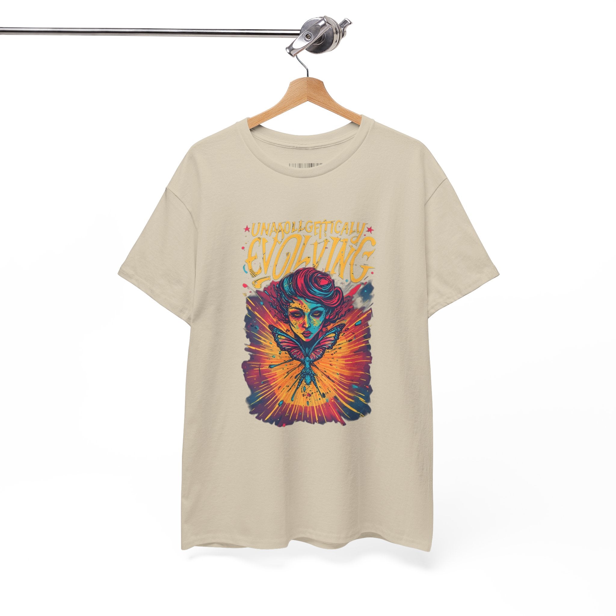 Evolving Alien Graphic Tee — "Unnaturally Evolving" Sci‑Fi Art T-Shirt